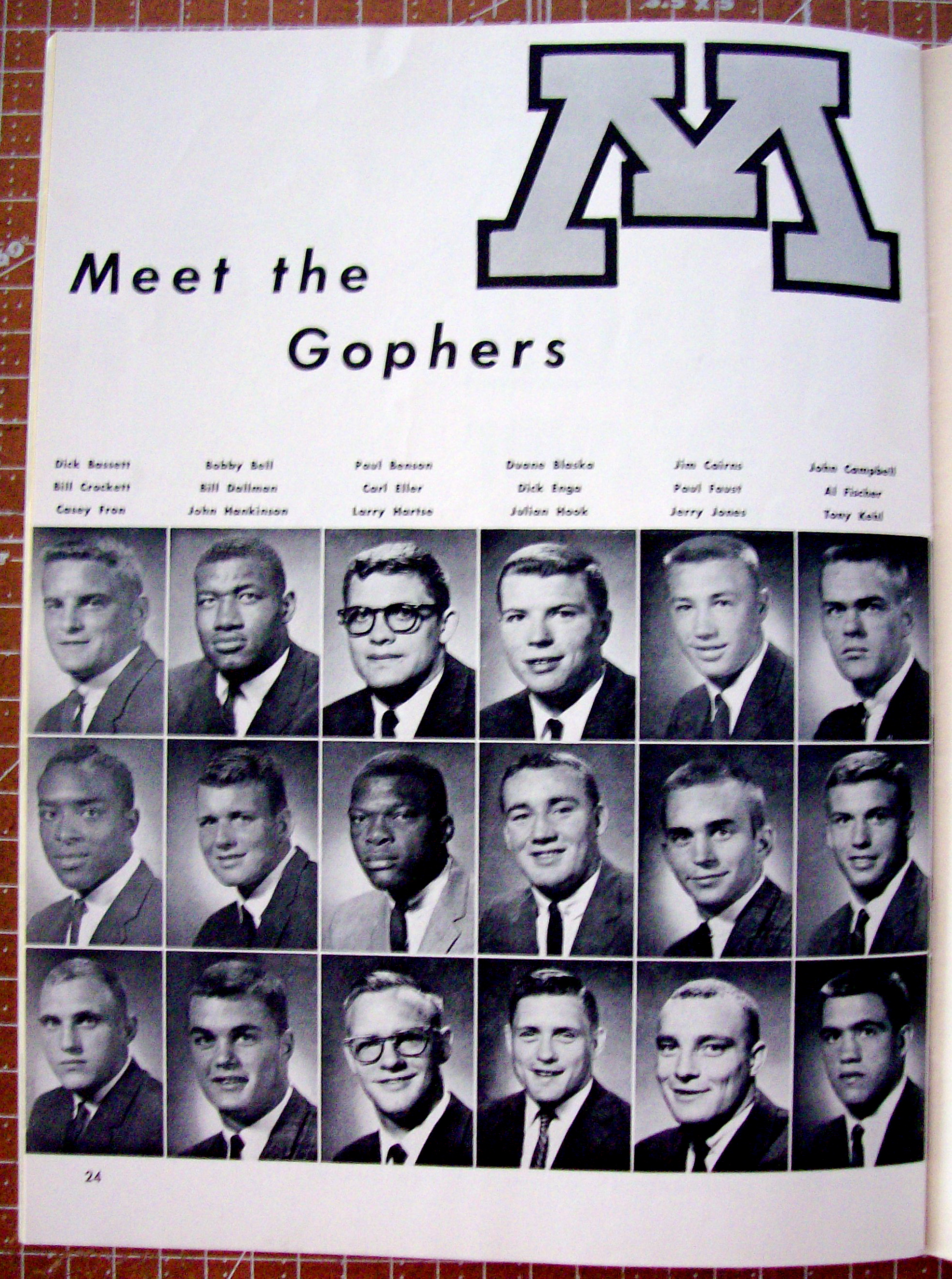 Minnesota Navy Gopher Goalpost October 6, 1962