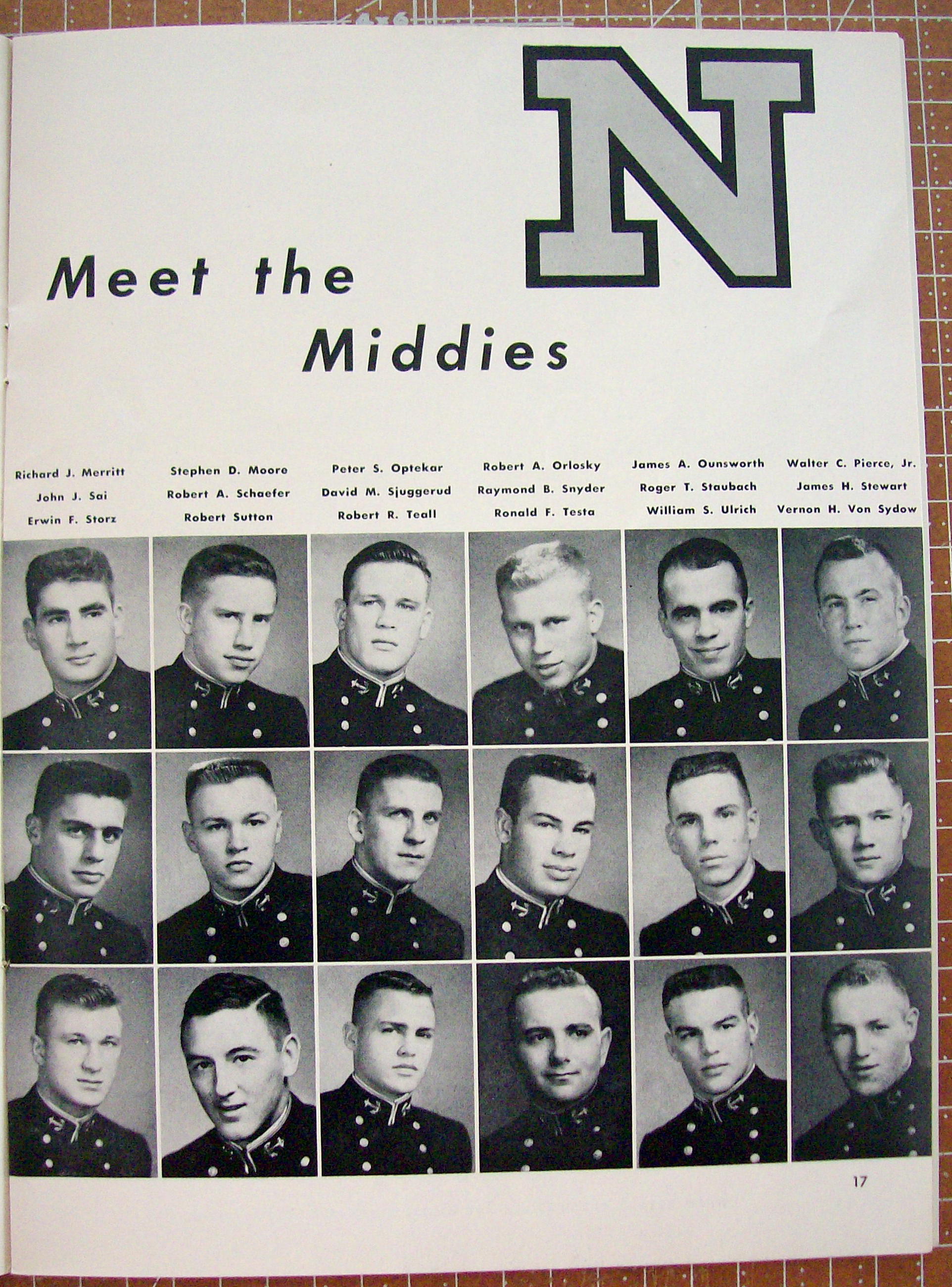 Minnesota Navy Gopher Goalpost October 6, 1962