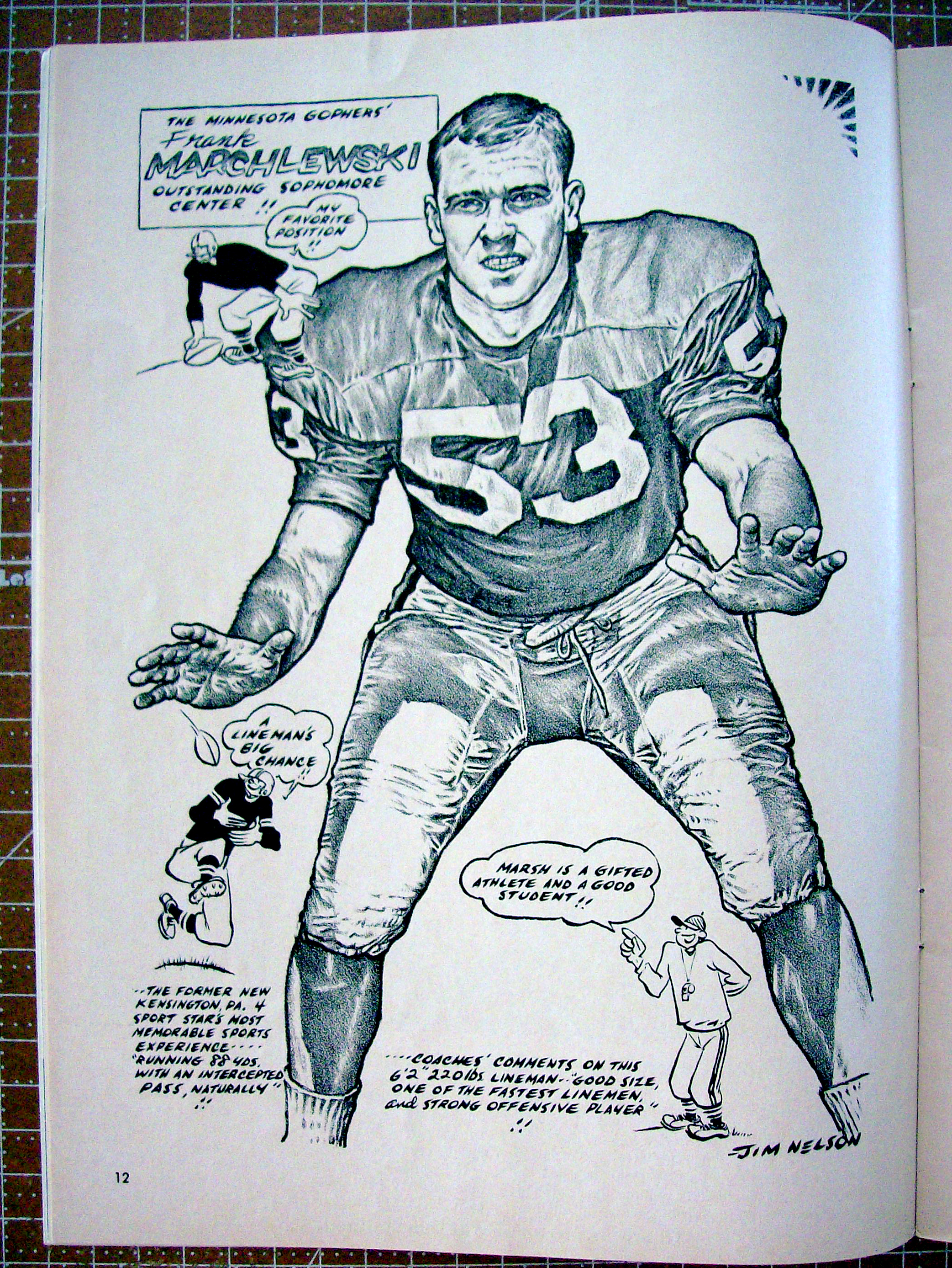 Minnesota Navy Gopher Goalpost October 6, 1962