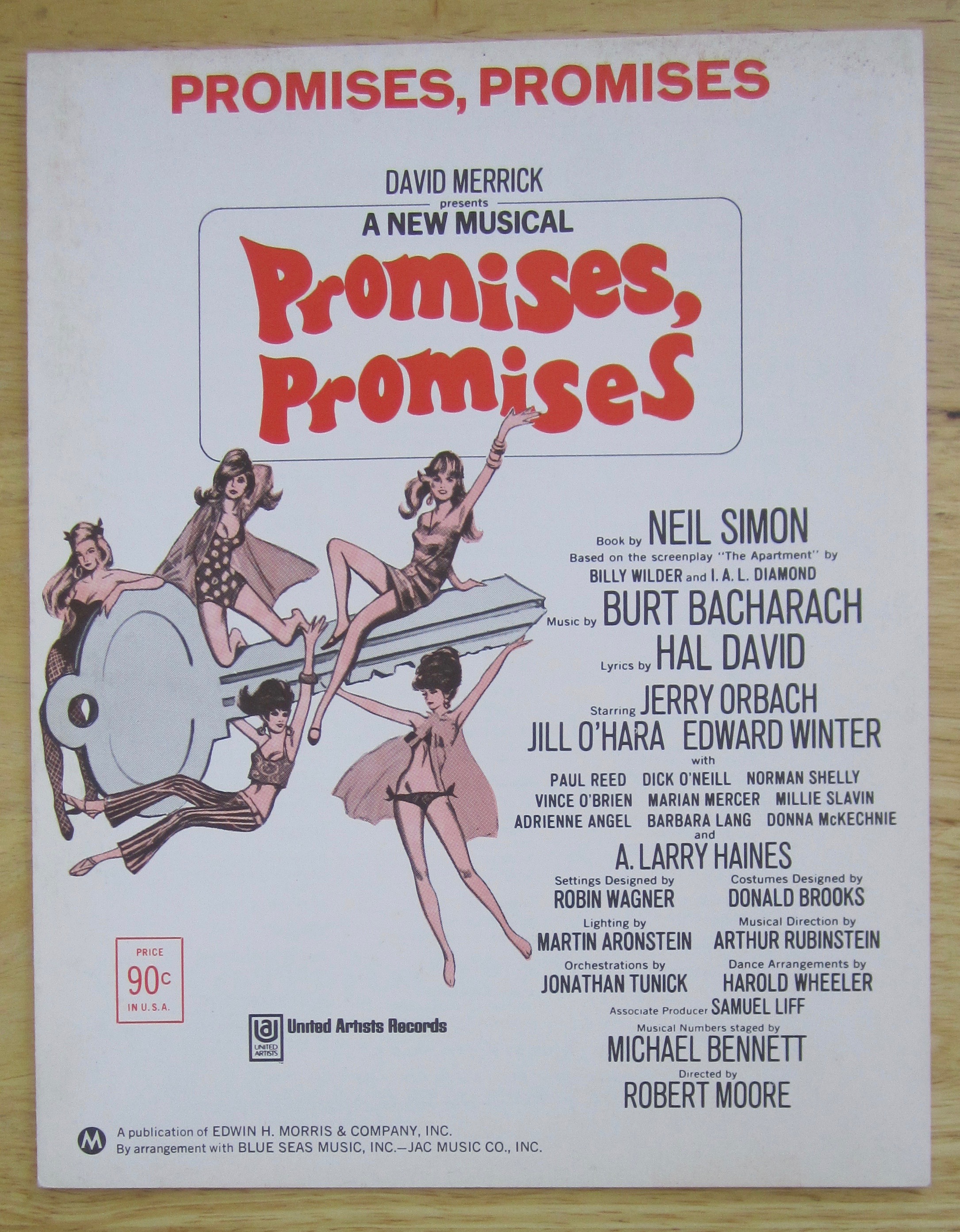 1968 Promises, Promises Sheet Music