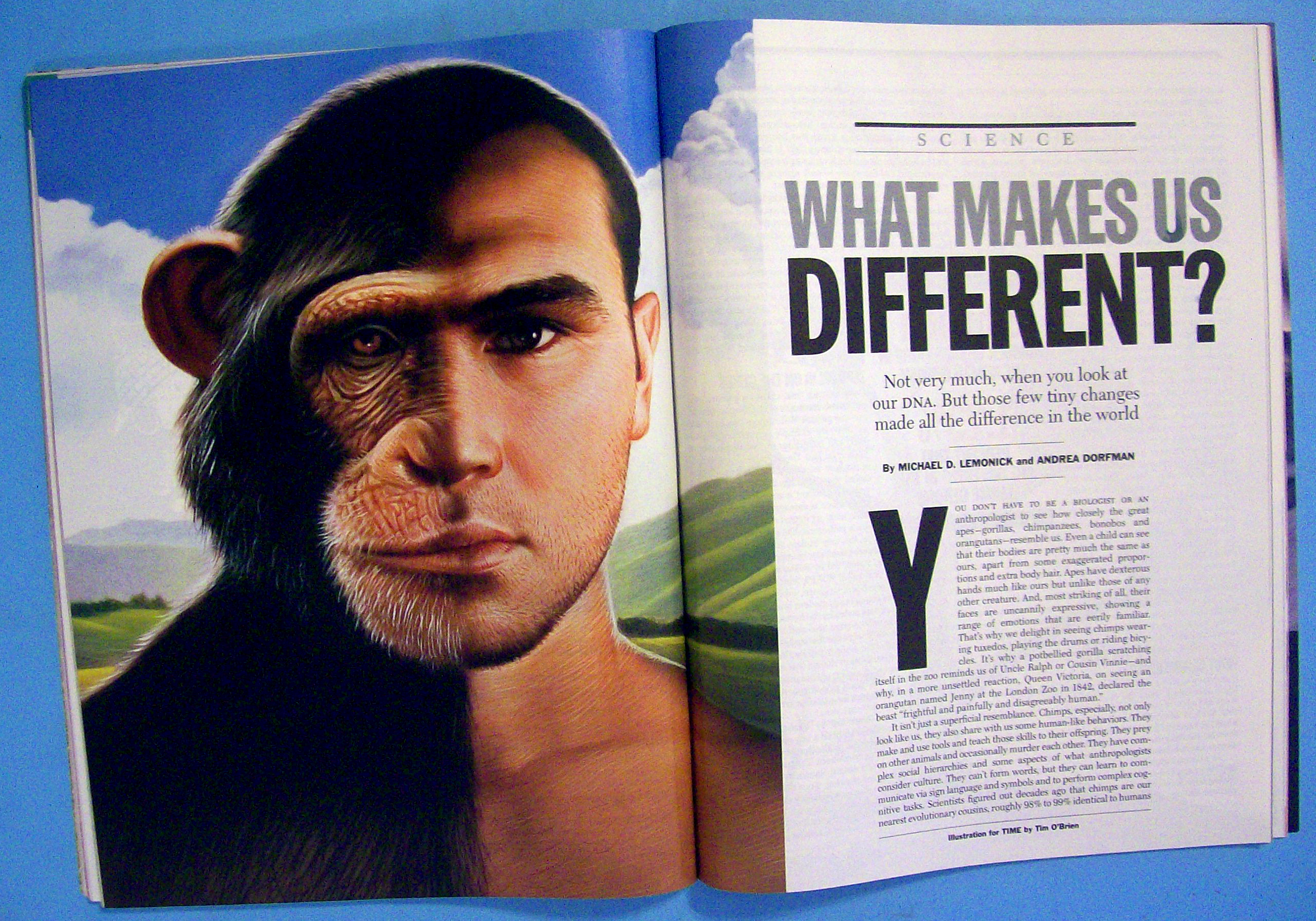 Time Magazine October 9, 2006 How We Became Human