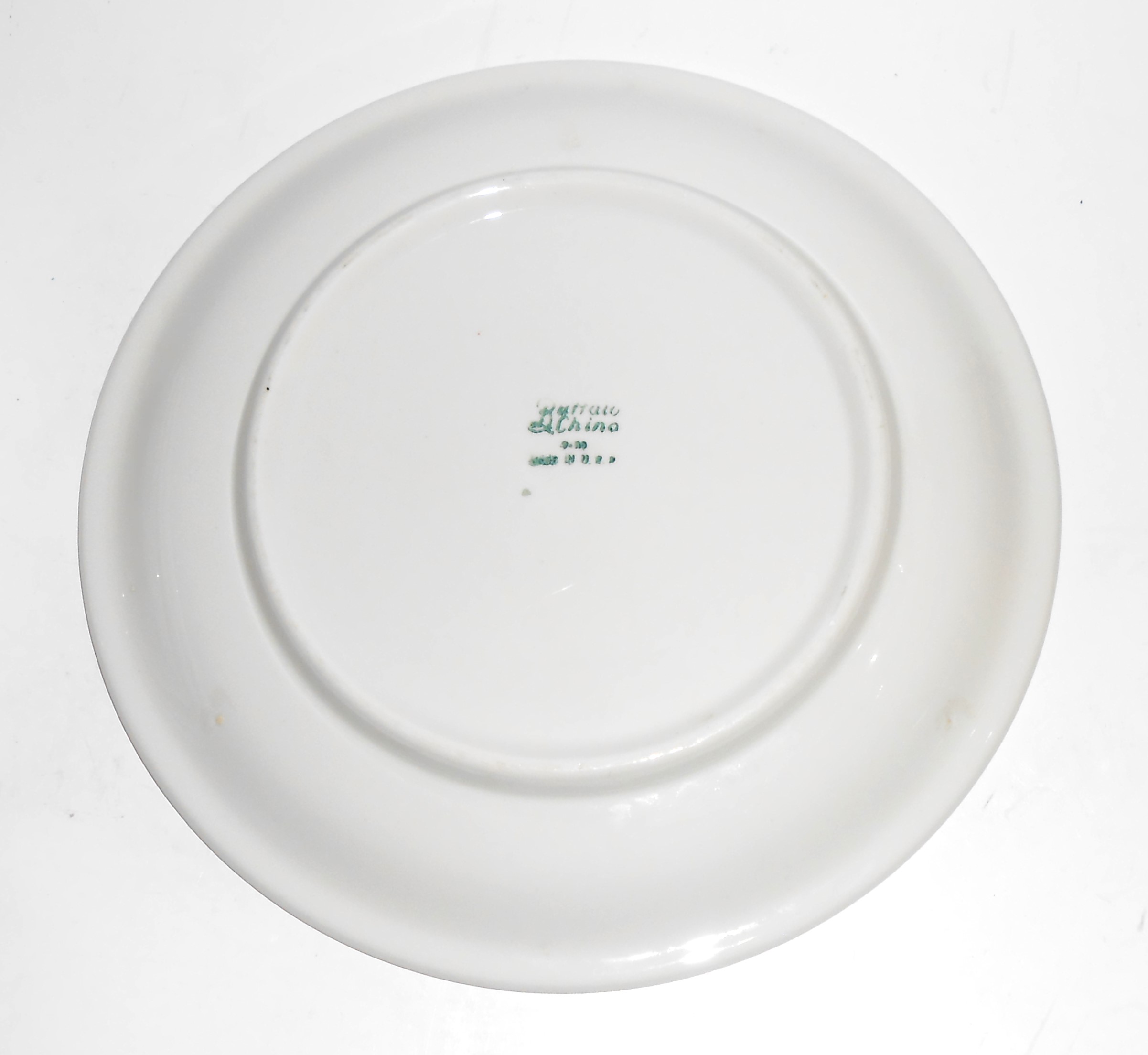 Buffalo Restaurant Ware China Red Airbrushed Clancy's D