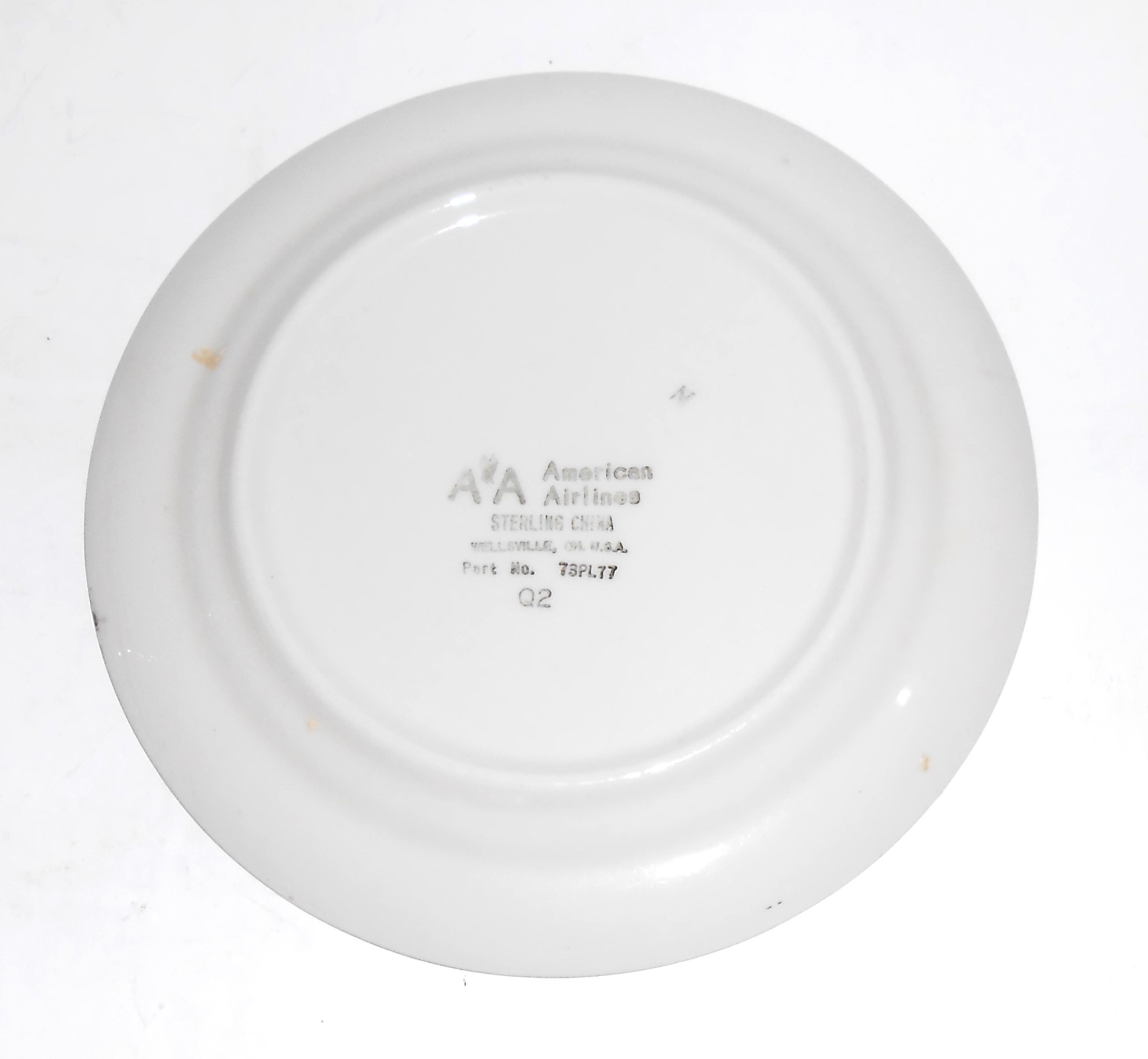 Sterling China American Airlines Cobalt W/Platinum Band