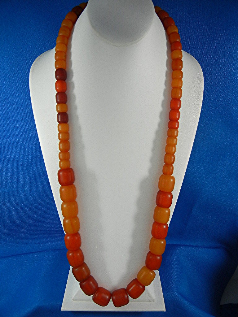 Copal Amber Graduated 32 inch Necklace