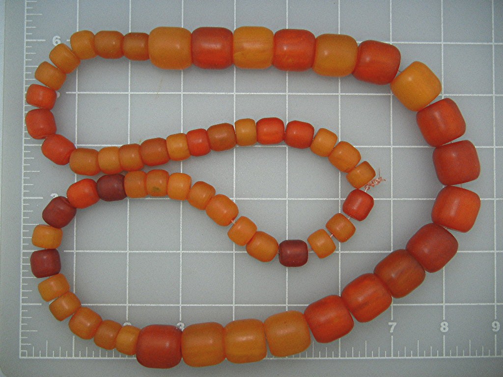 Copal Amber Graduated 32 inch Necklace
