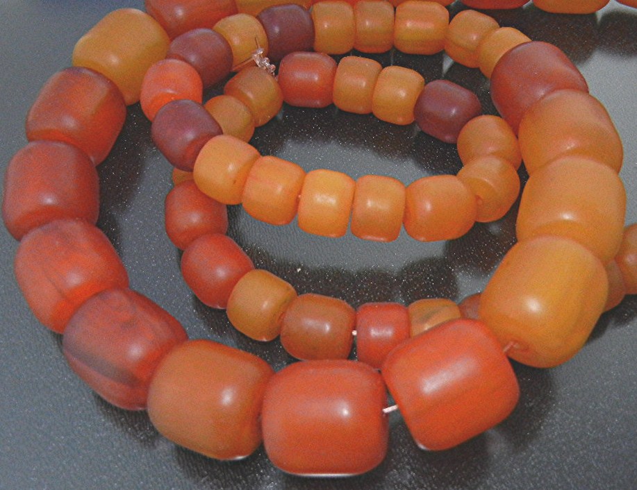 Copal Amber Graduated 32 inch Necklace