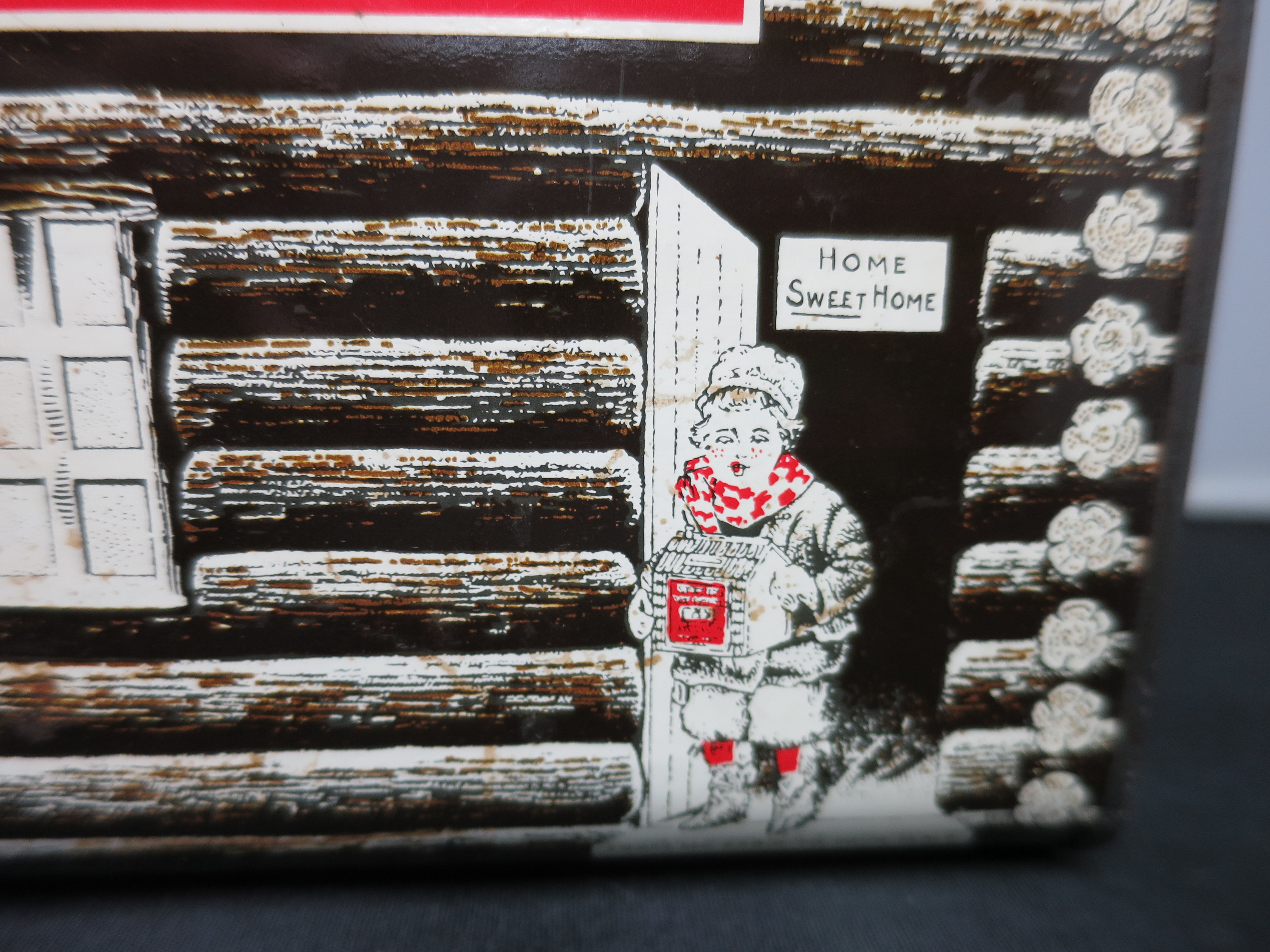Vintage Towle s Log Cabin Syrup Tin Bank General Foods 1979