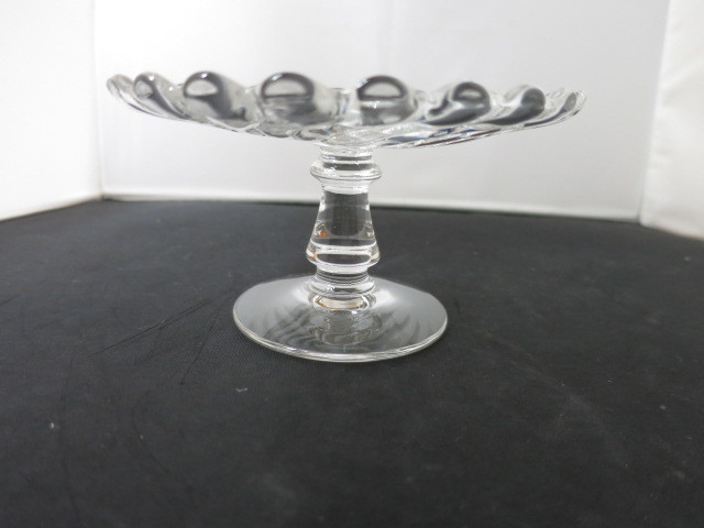 Vintage Fostoria Colony Swirl Cheese Stand