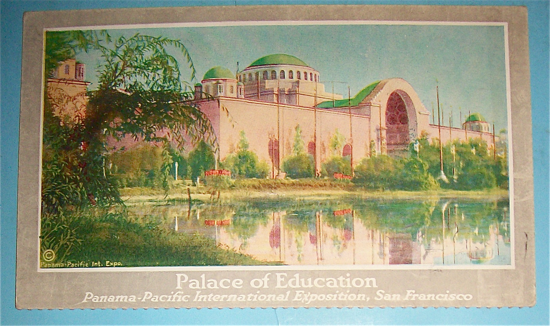 Palace Of Education Postcard-Pan Pac International Expo