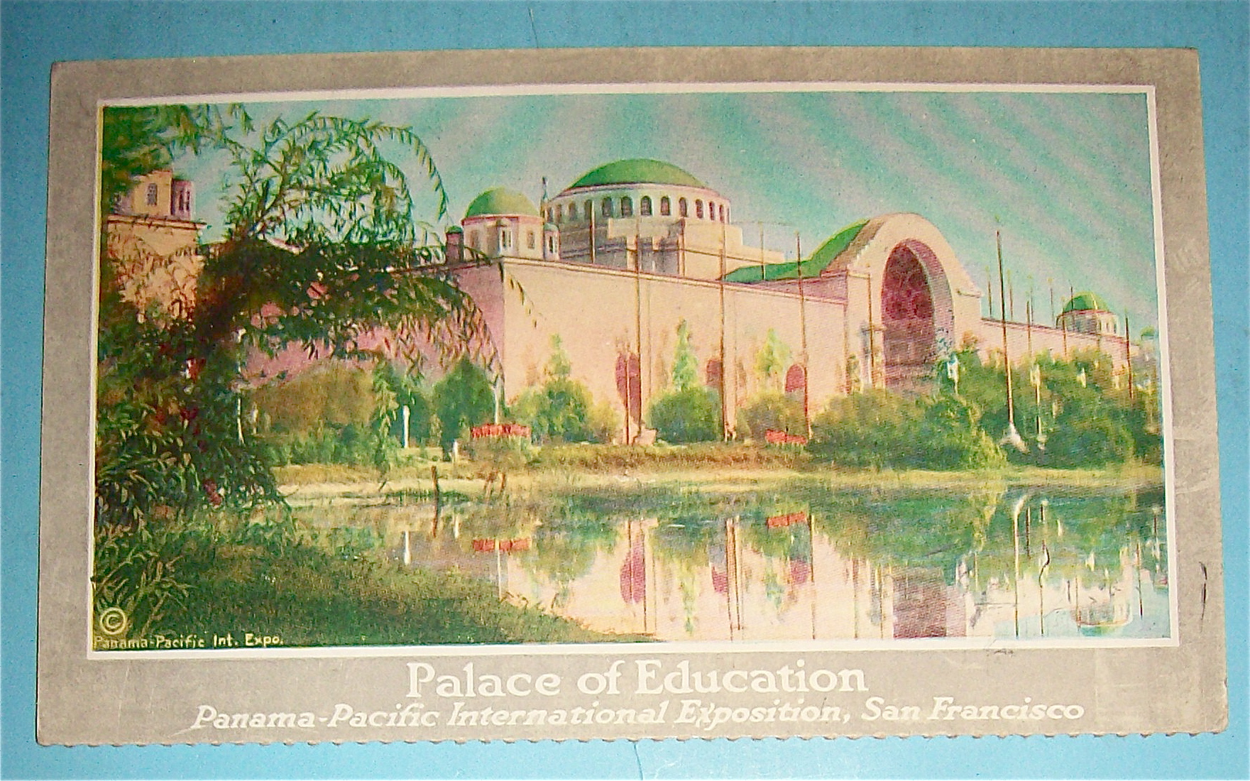 Palace Of Education Postcard-Pan Pac International Expo