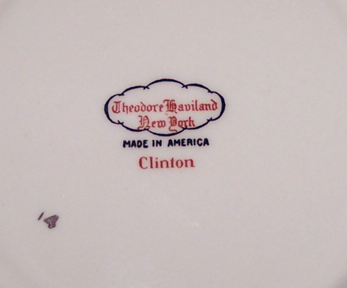 Theodore Haviland China Clinton Bread Plate!