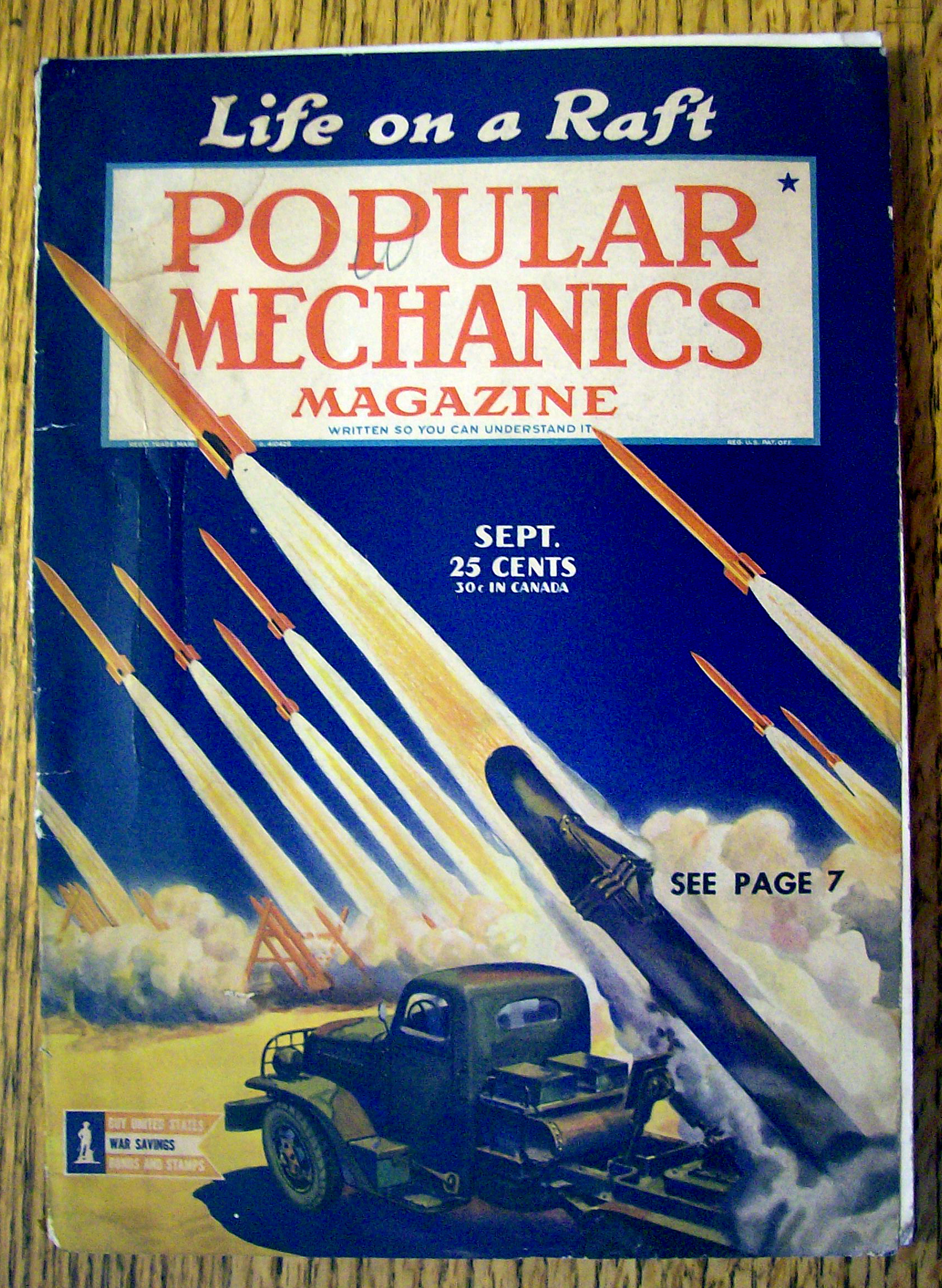 Popular Mechanics-September 1943-Life On A Raft