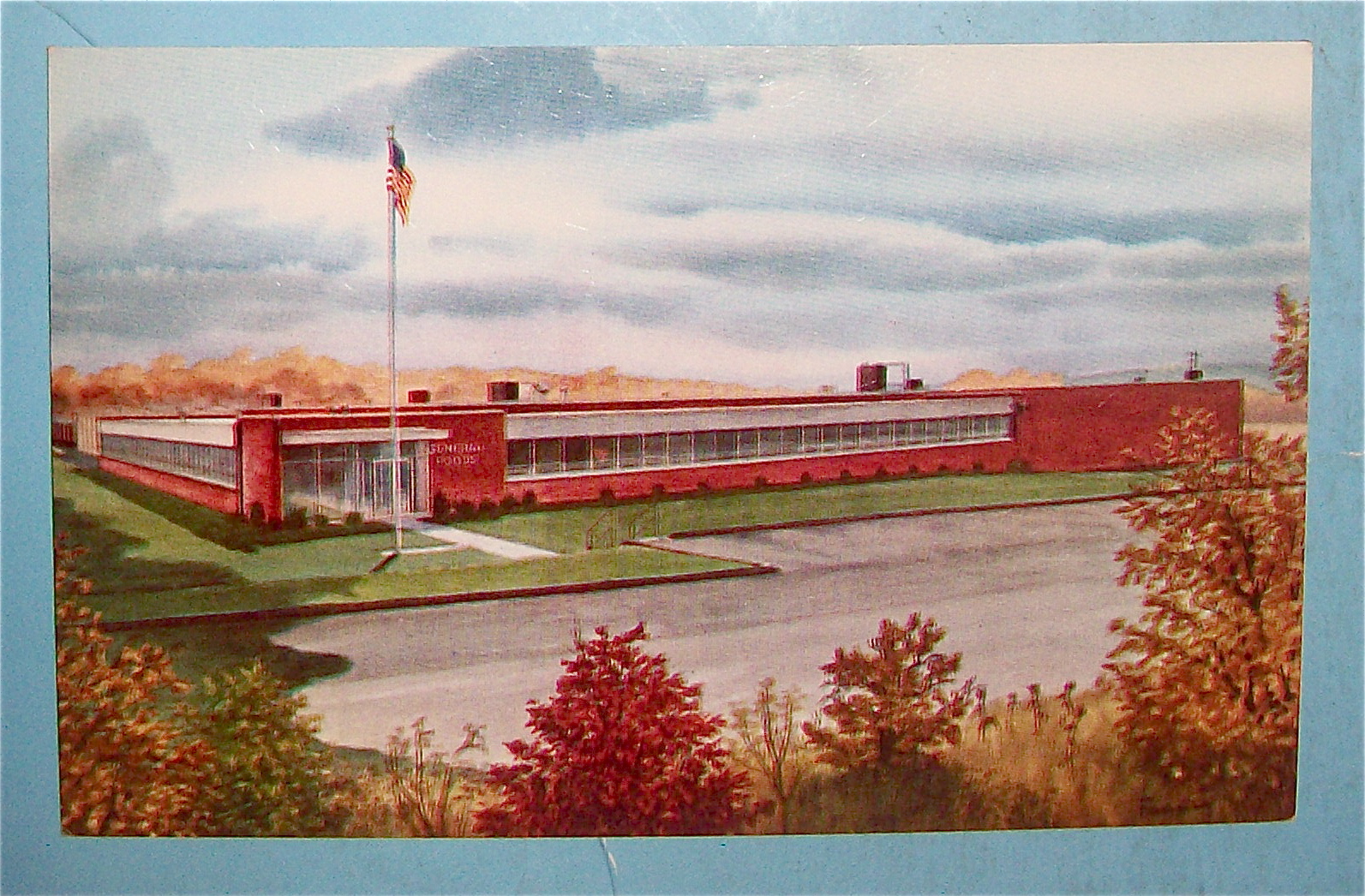 Distribution Center Of General Foods Postcard