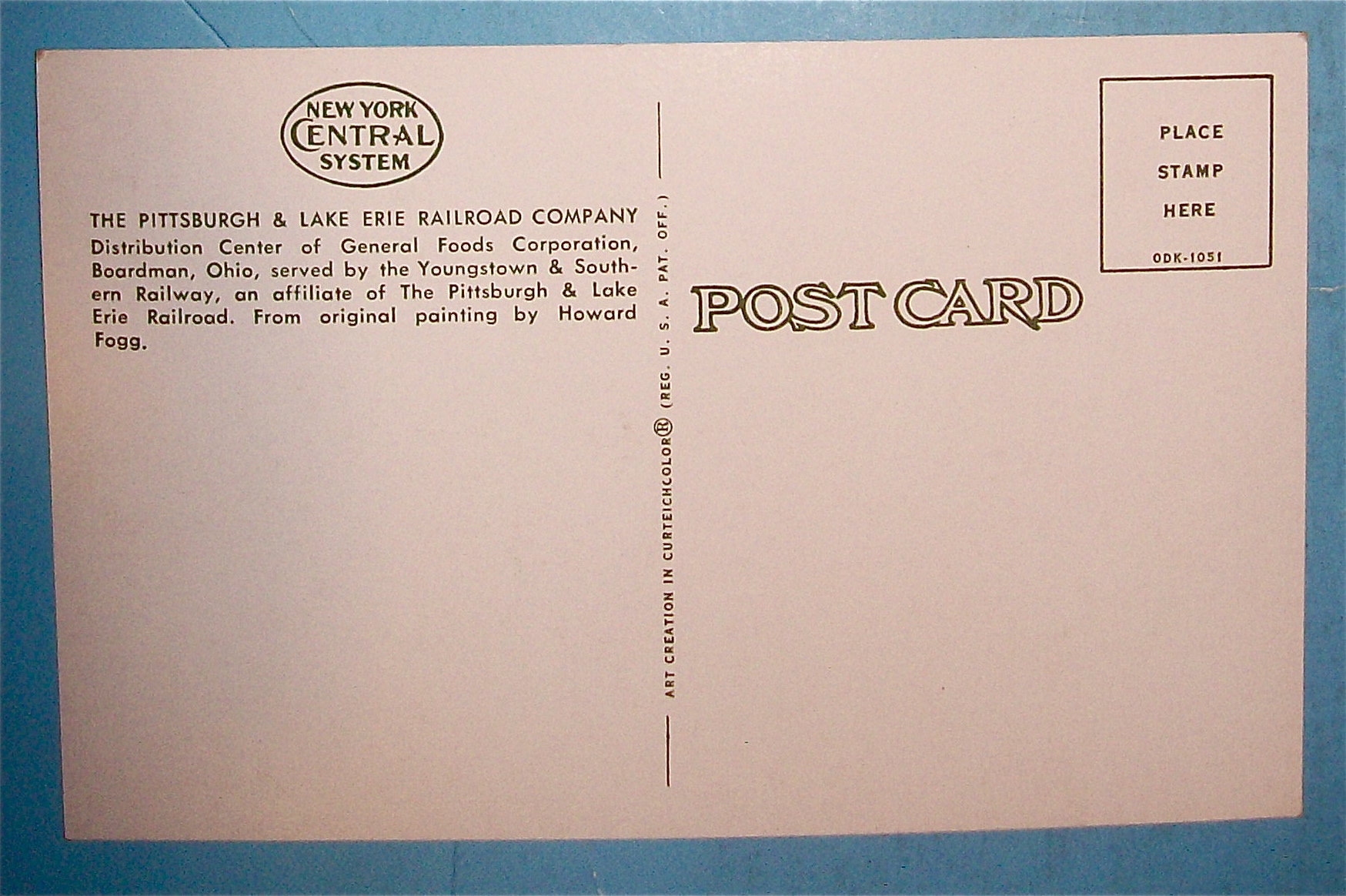 Distribution Center Of General Foods Postcard