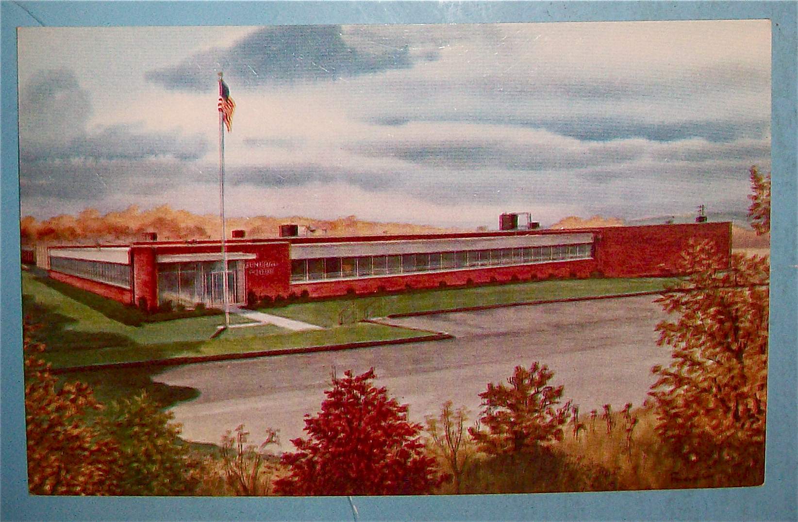 Distribution Center Of General Foods Postcard