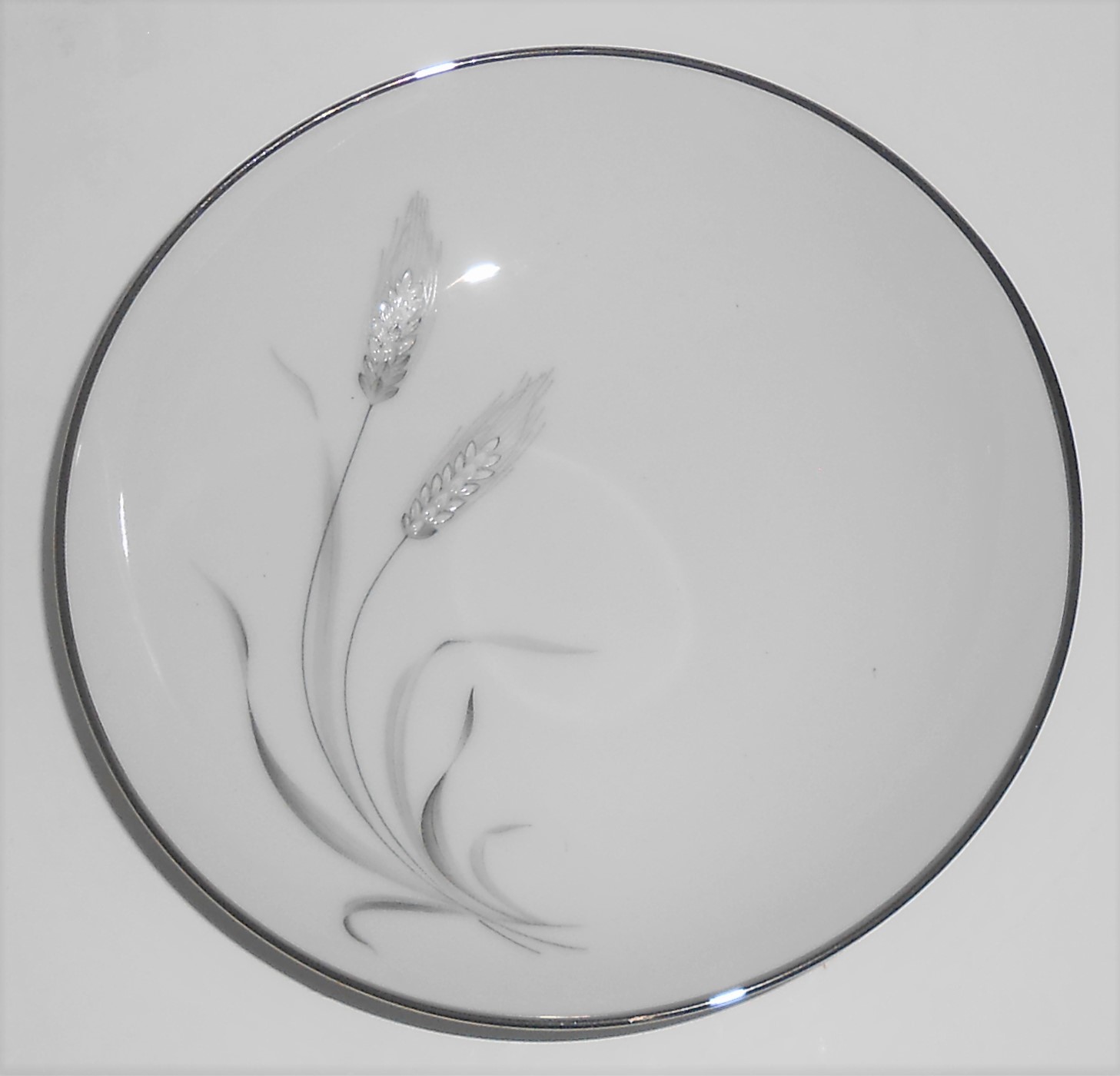 Noritake Porcelain China Prosperity 6841 w/Platinum Fru
