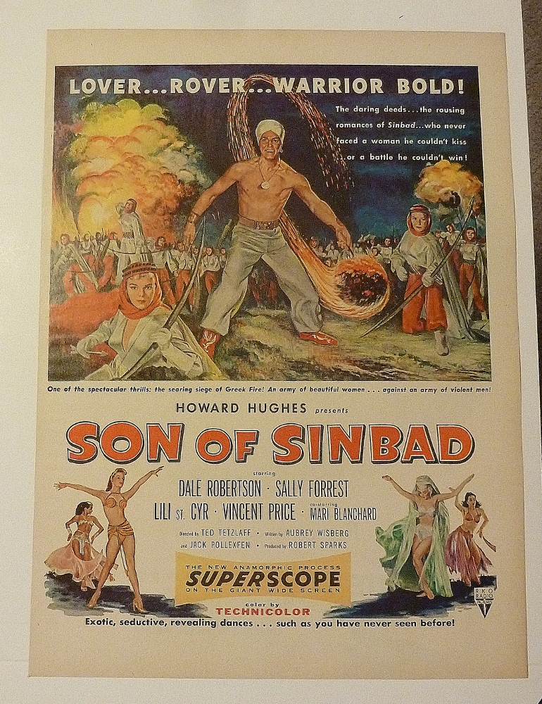 1955 Son Of Sinbad With Dale Robertson & Sally Forrest