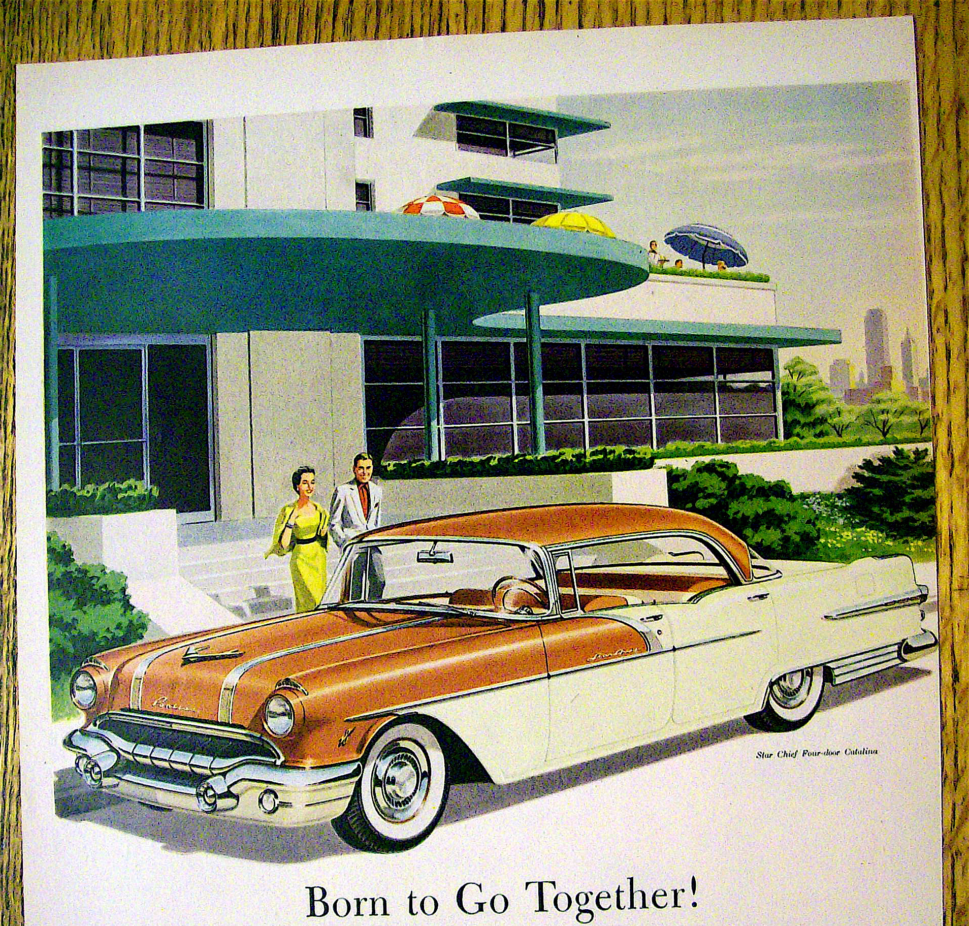 1956 Pontiac with the Star Chief Four Door Catalina