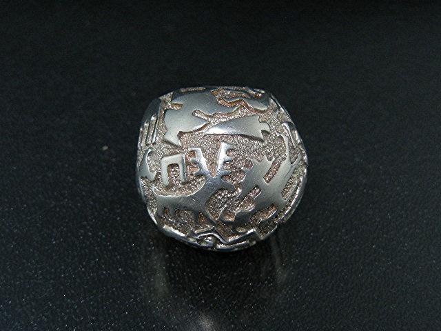 Ben Nighthorse Campbell Sterling Silver Petrogliph Ring