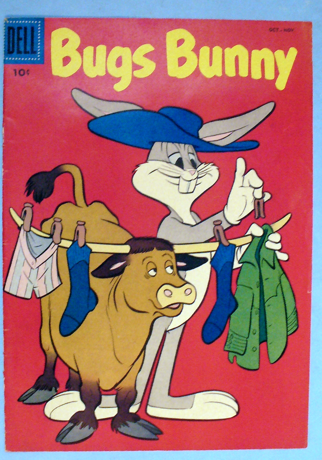 Bugs Bunny Comic Cover - Oct/Nov 1956