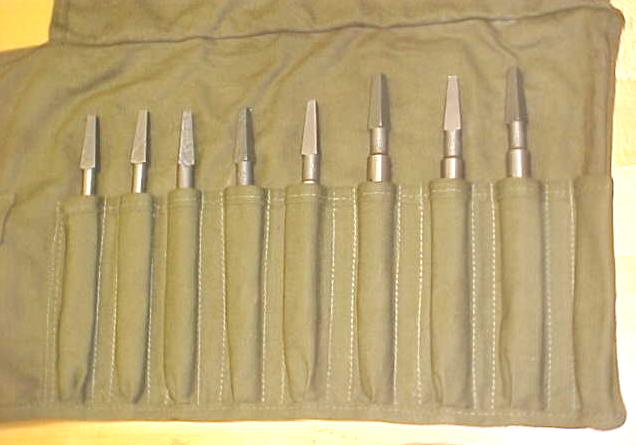 Morse Brace Spiral Drill Set in Canvas Roll