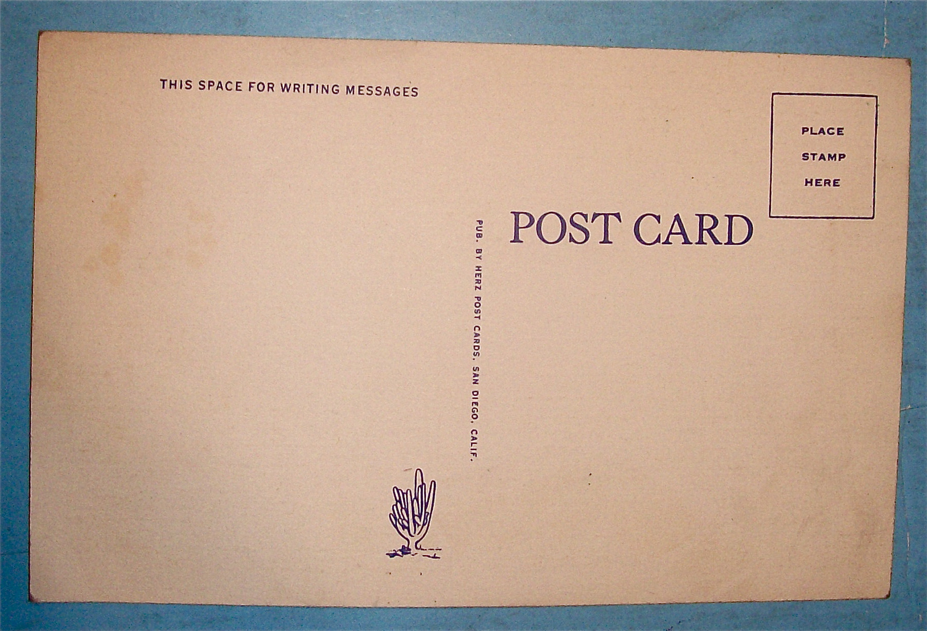 Administration Building Postcard-U.S. Marine Corps Base