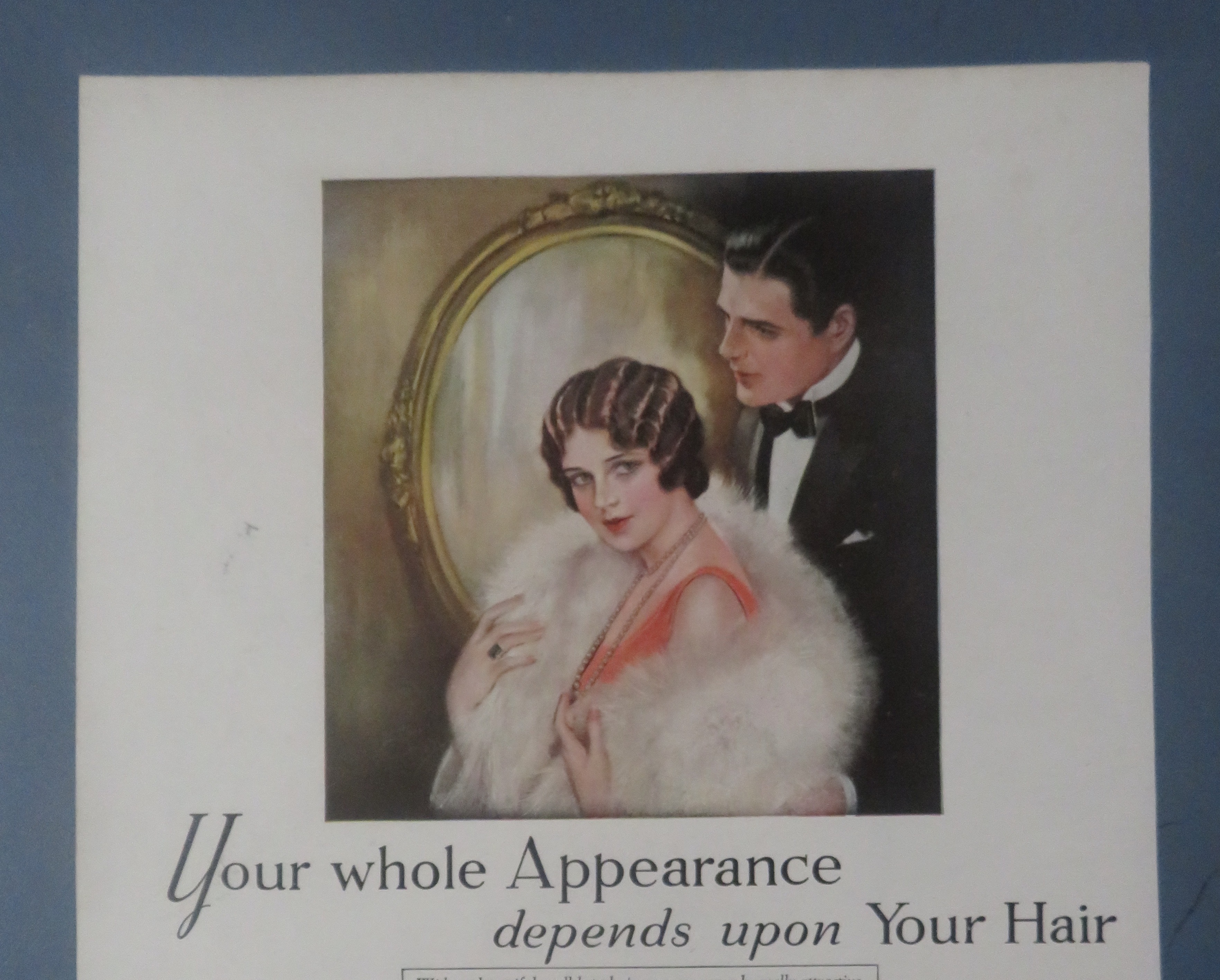 1930's Mulsified Cocoanut Oil Shampoo w/ Couple