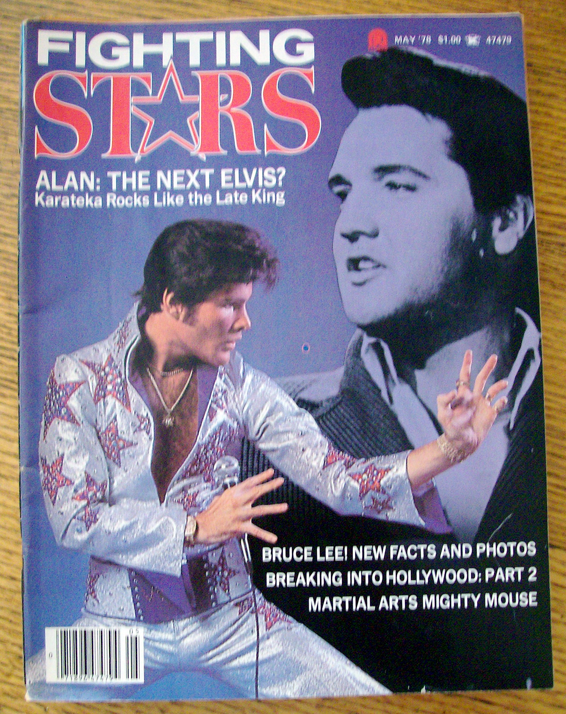 Fighting Stars Magazine-May 1978-Alan: Elvis Presley