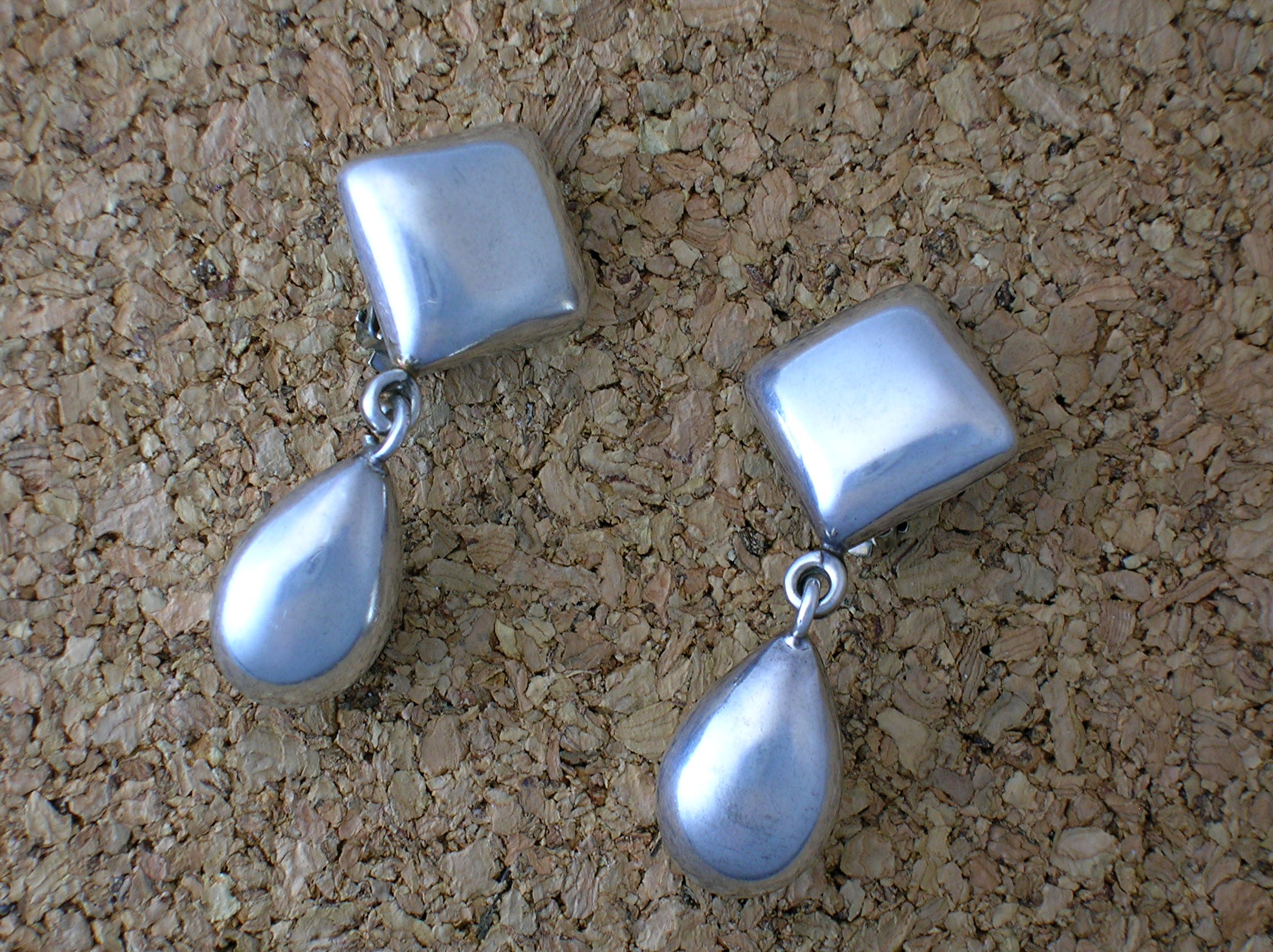 Earrings Sterling Silver Sheila TC 137 Mexico Teardrop