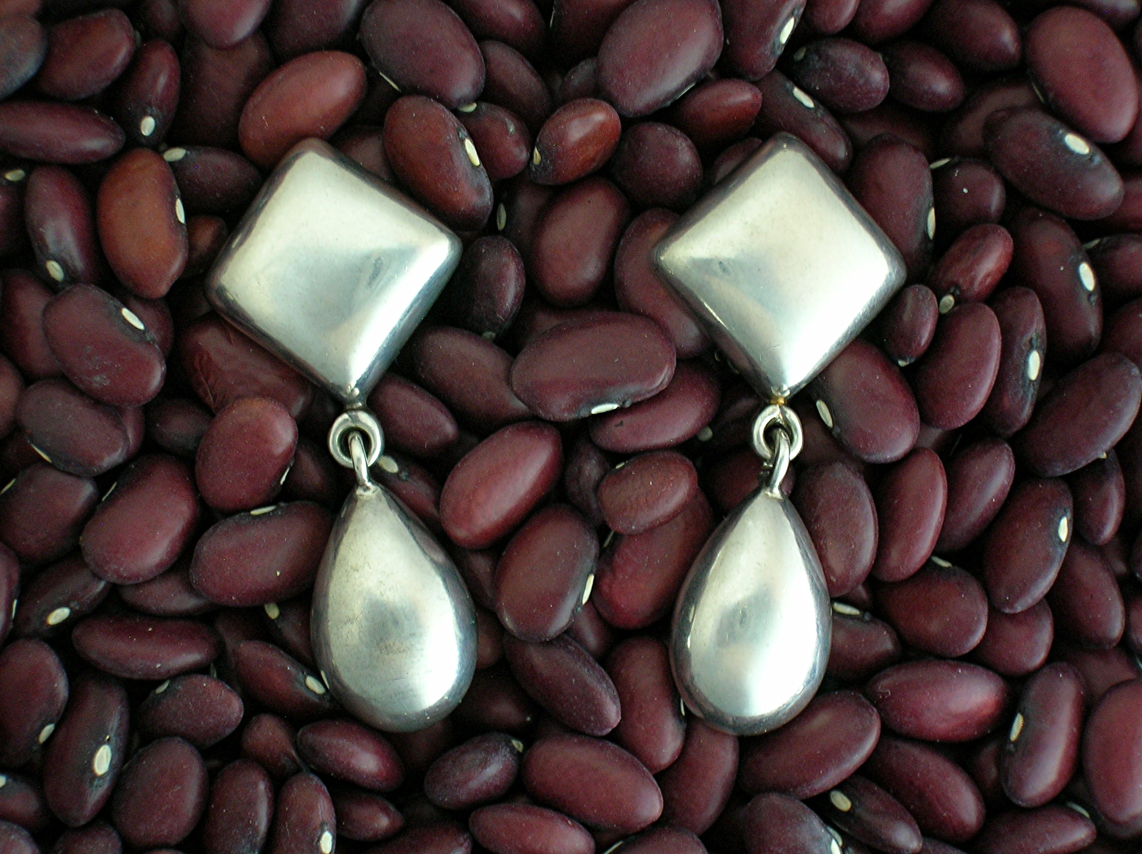 Earrings Sterling Silver Sheila TC 137 Mexico Teardrop