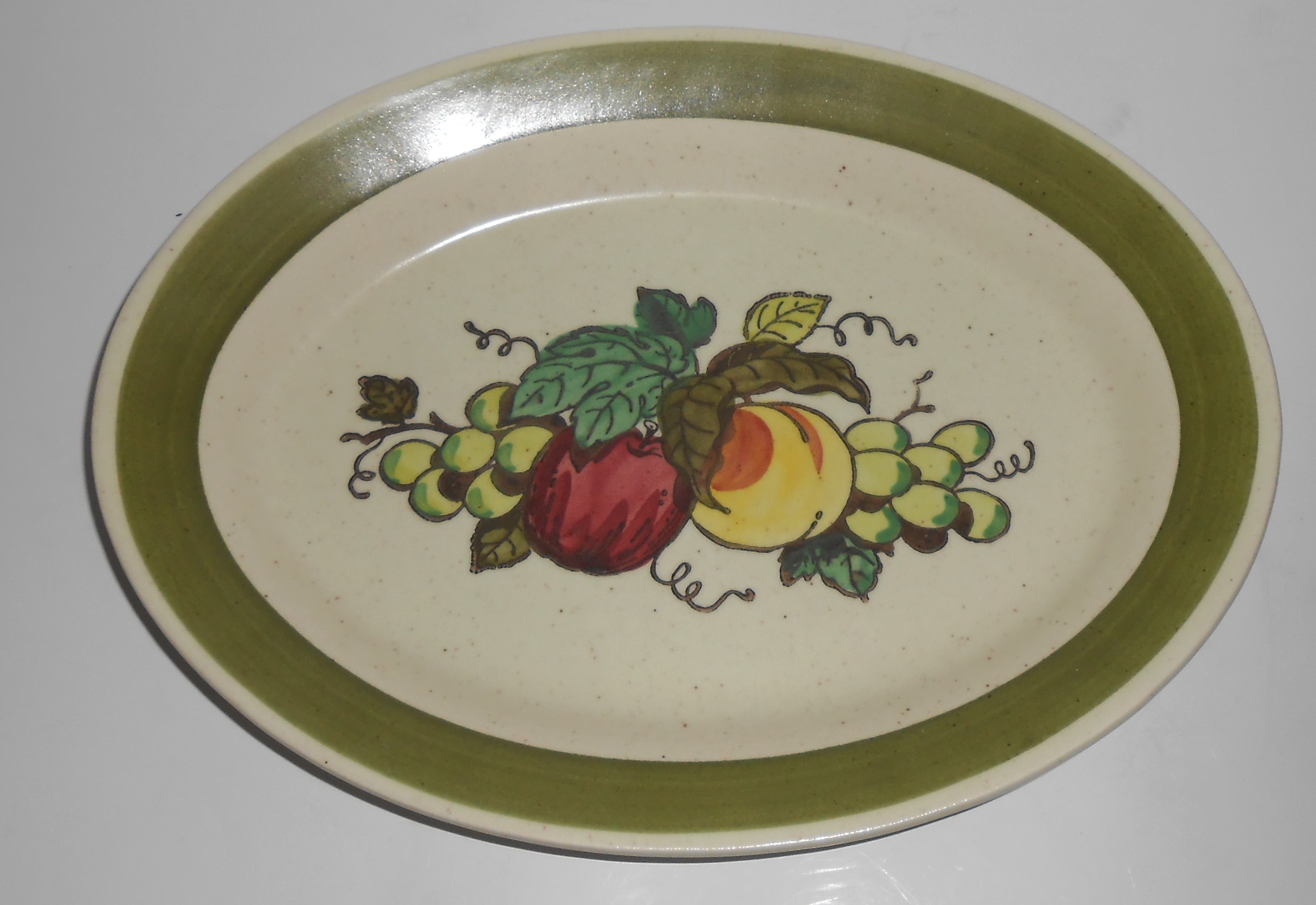 Metlox Poppy Trail Pottery Provincial Fruit Platter