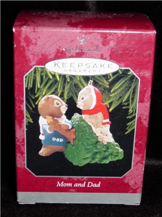 Mom and Dad 1998 Hallmark Ornament