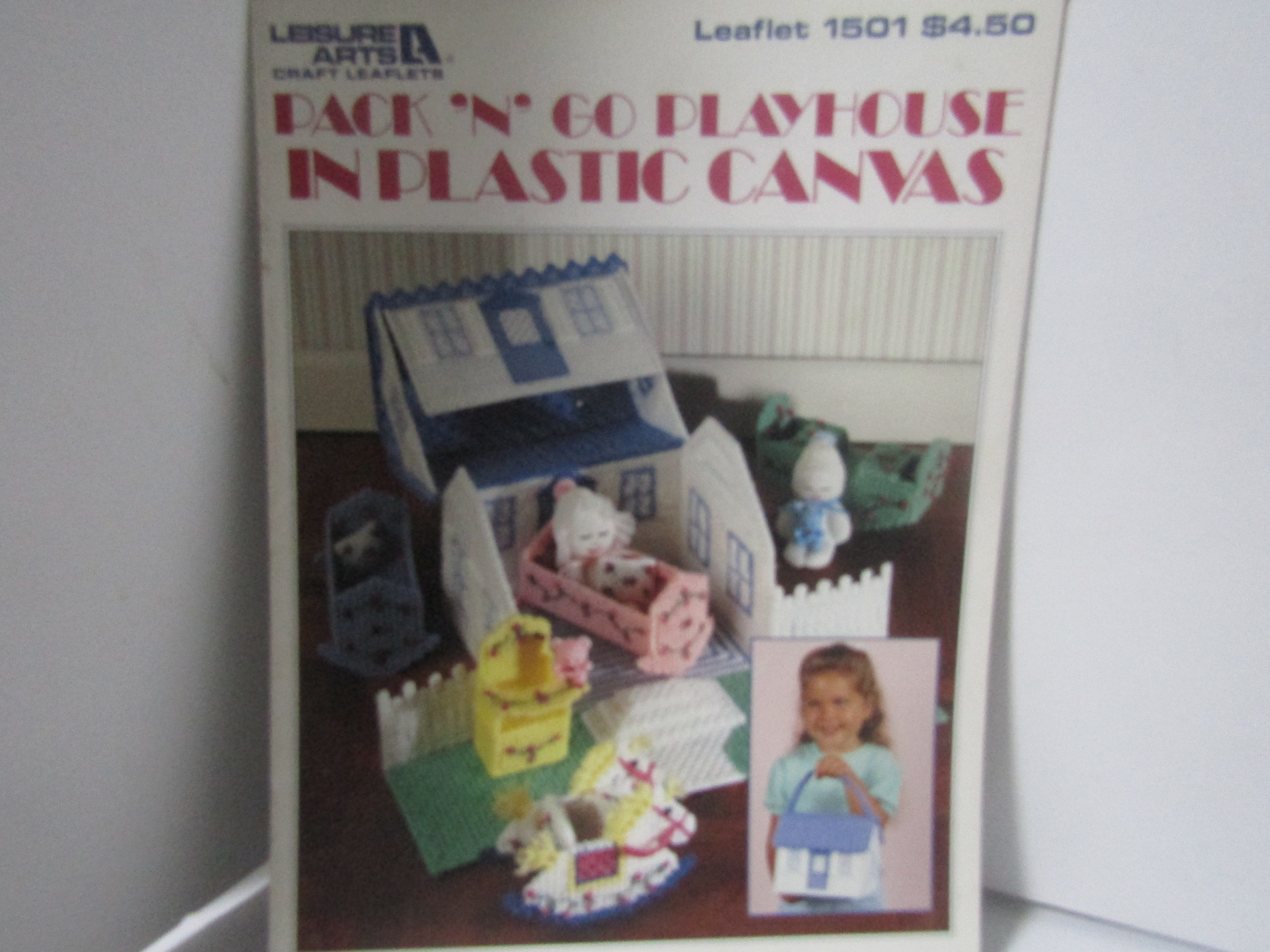 Leisure Pack-N-Go Playhouse  In Plastic Canvas #1501