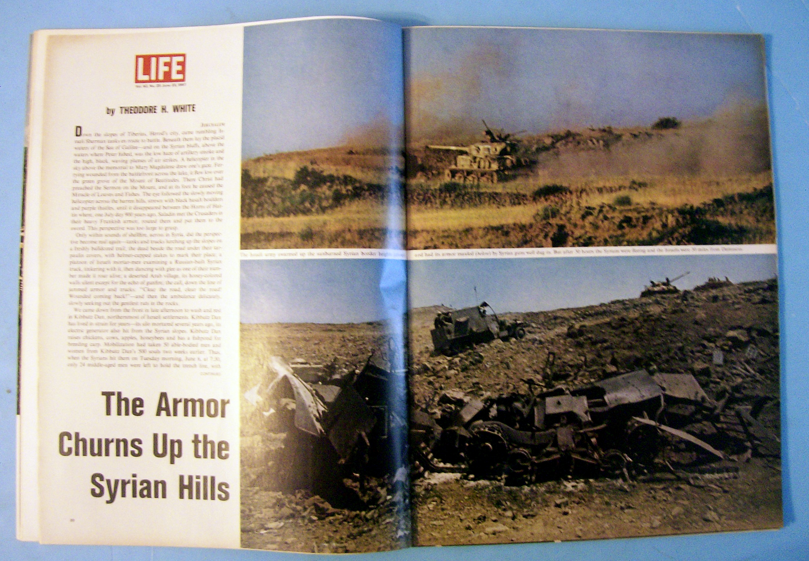 Life Magazine June 23, 1967 Israeli Soldier in Suez