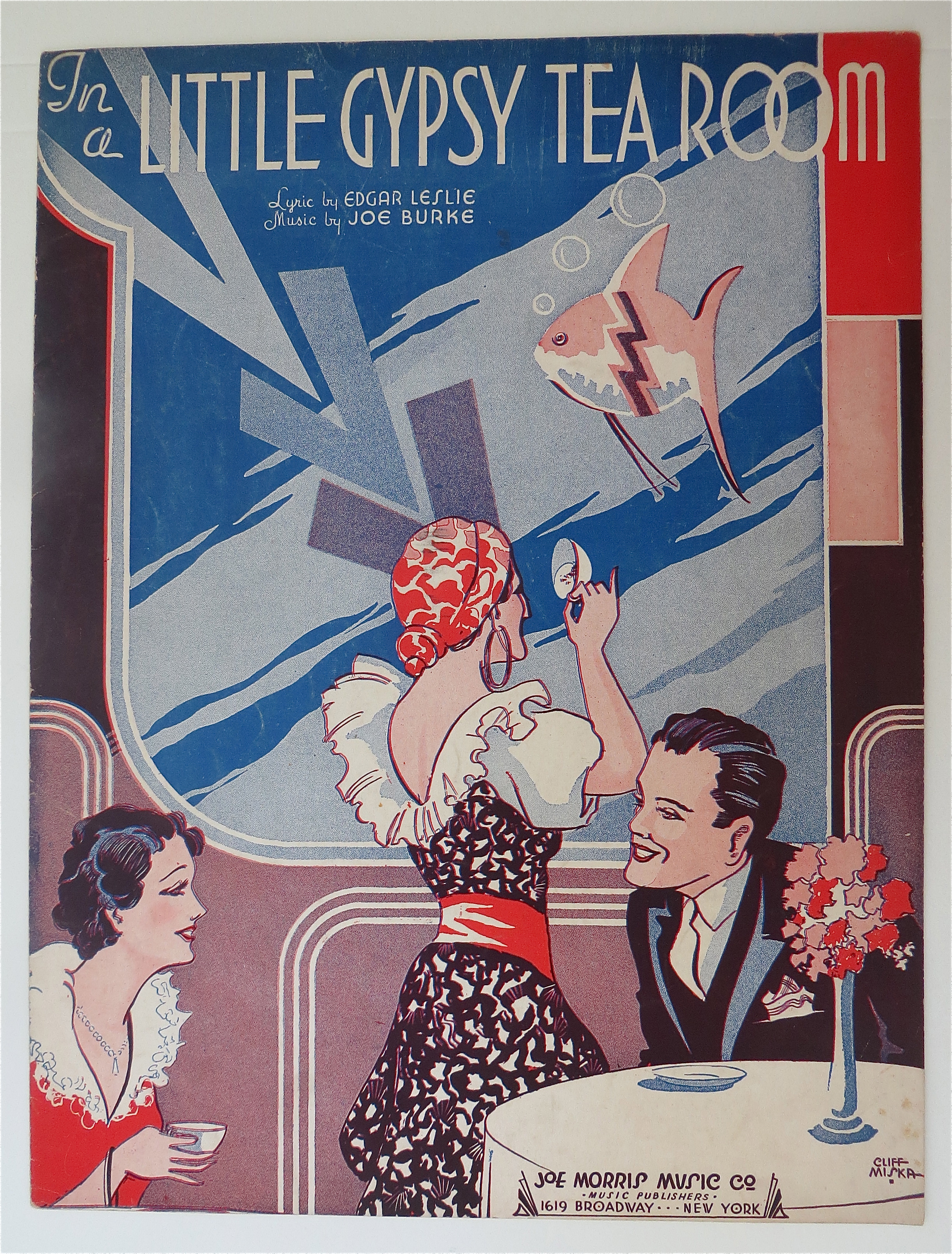 Sheet Music For 1935 In A Little Gypsy Tea Room