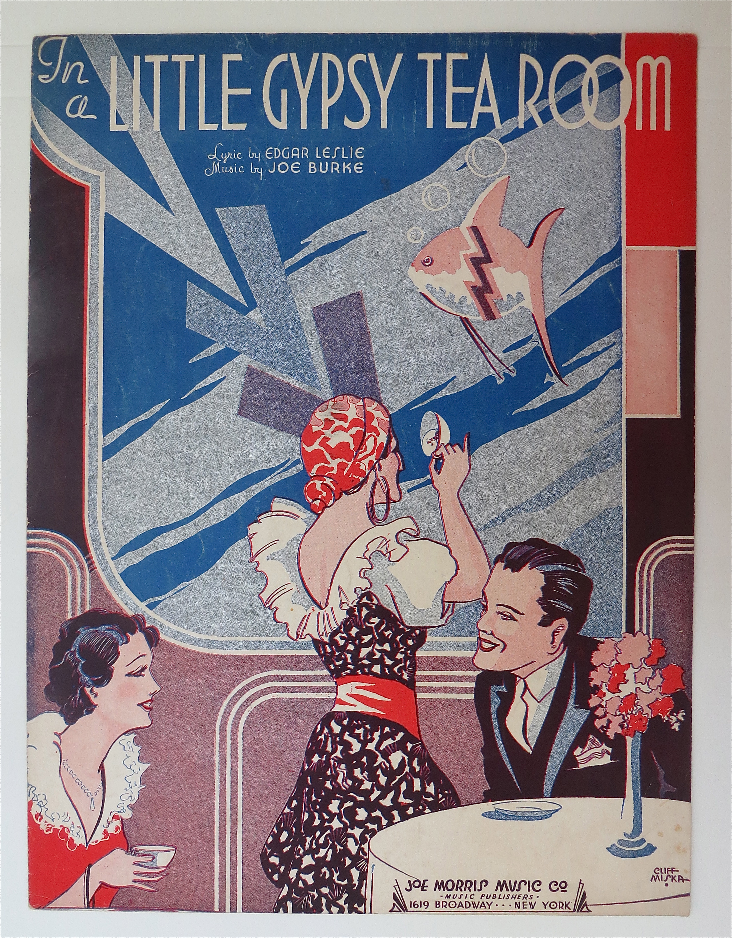 Sheet Music For 1935 In A Little Gypsy Tea Room