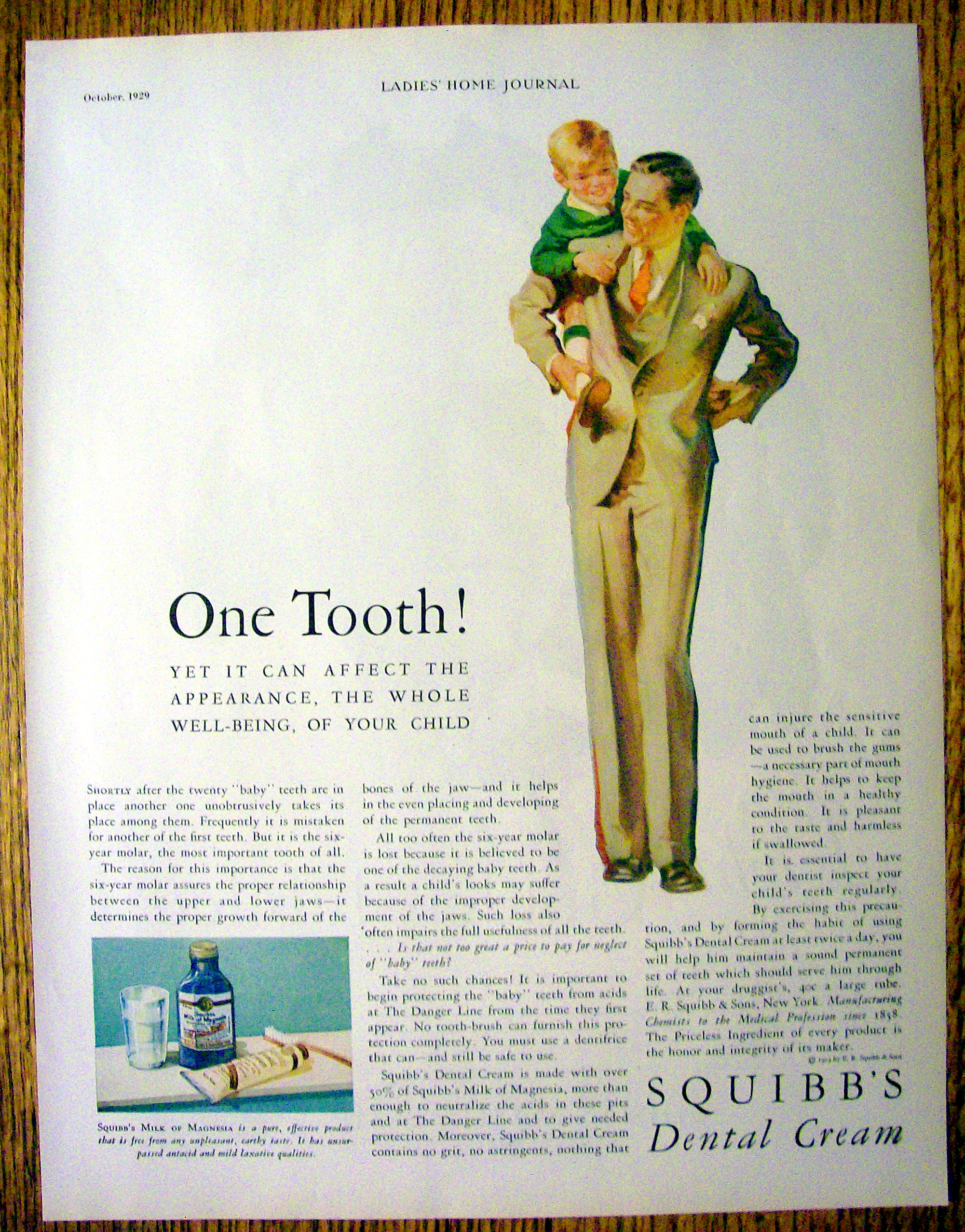 1929 Squibb Dental Cream