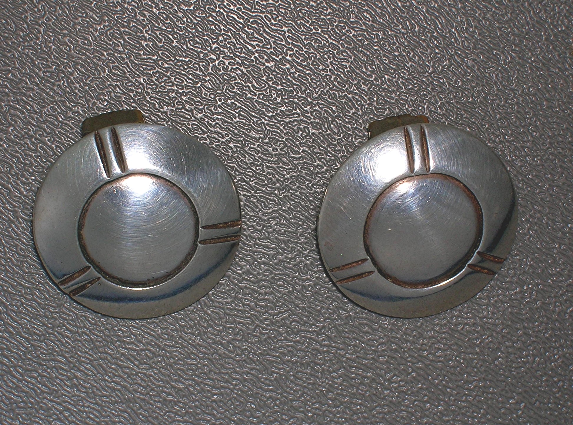 Silver Large clip Earrings