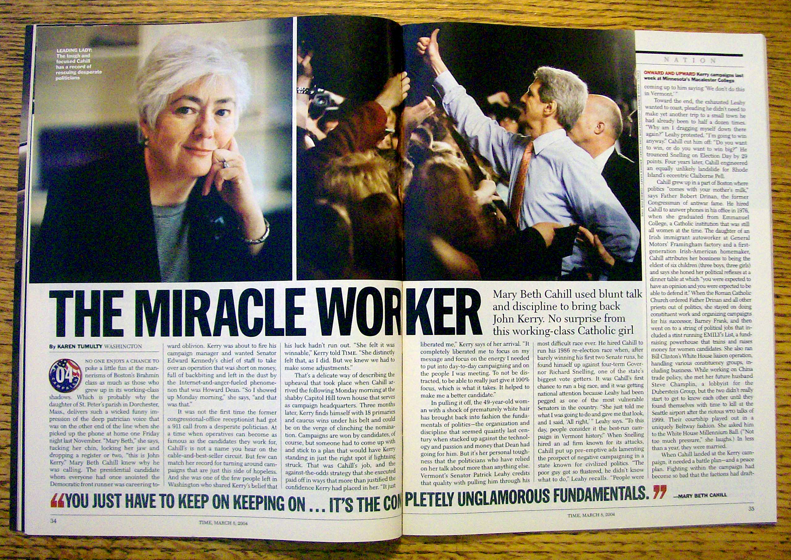 Time Magazine March 8, 2004 The Other War