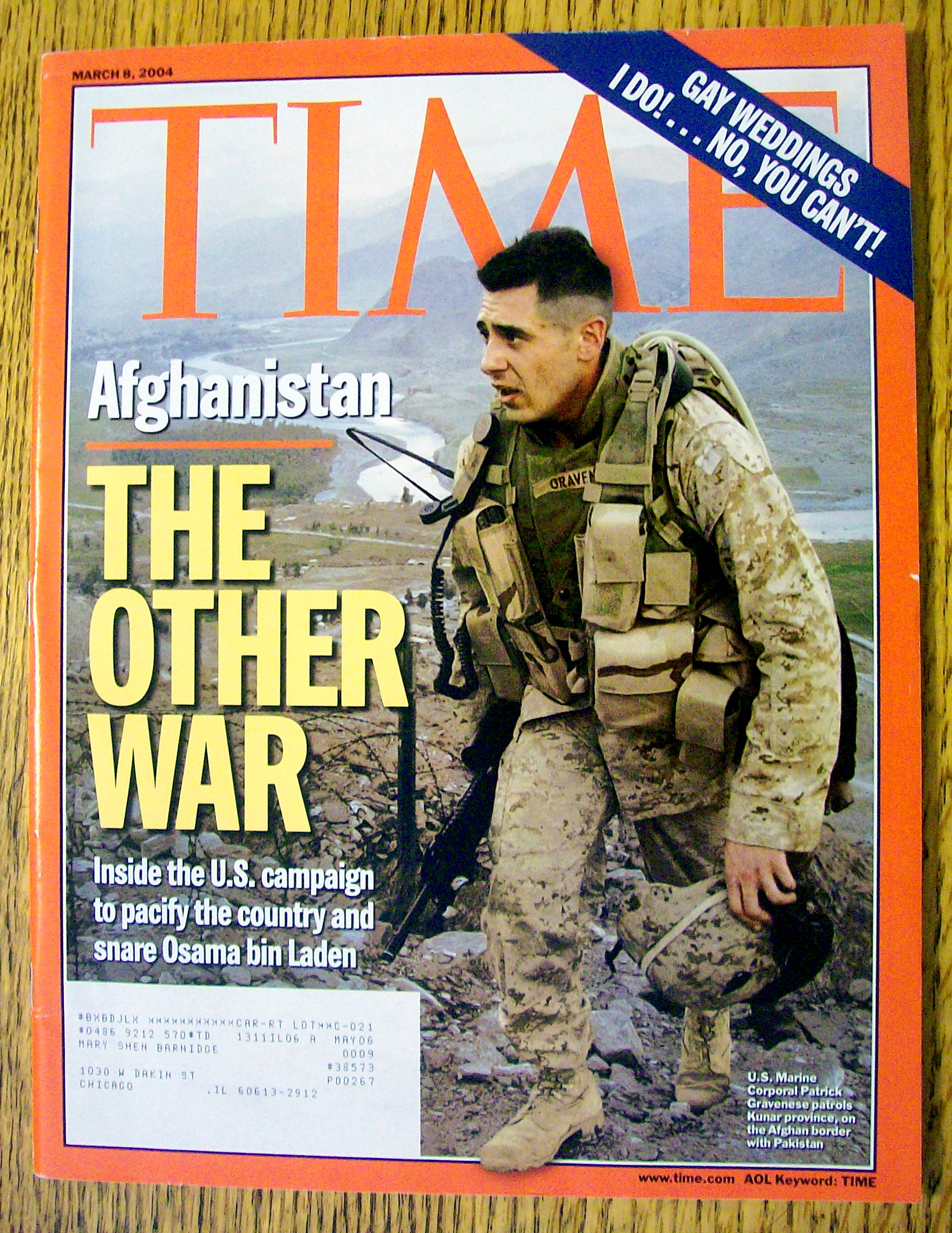 Time Magazine March 8, 2004 The Other War