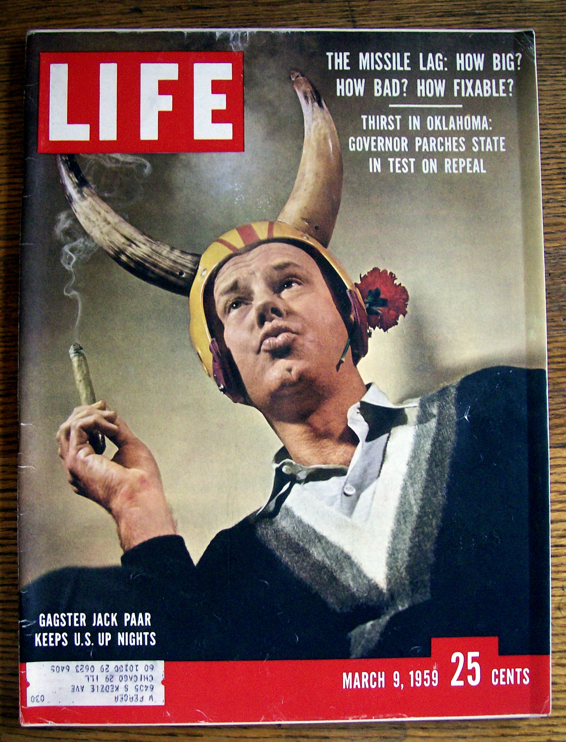 Life Magazine March 9, 1959 Jack Paar