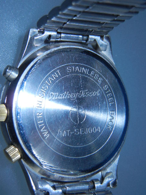 Mathey Tissot Moon Phase  Quartz Wristwatch Mans