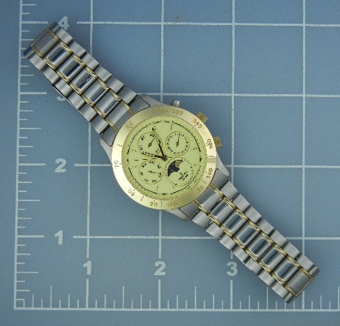Mathey Tissot Moon Phase  Quartz Wristwatch Mans