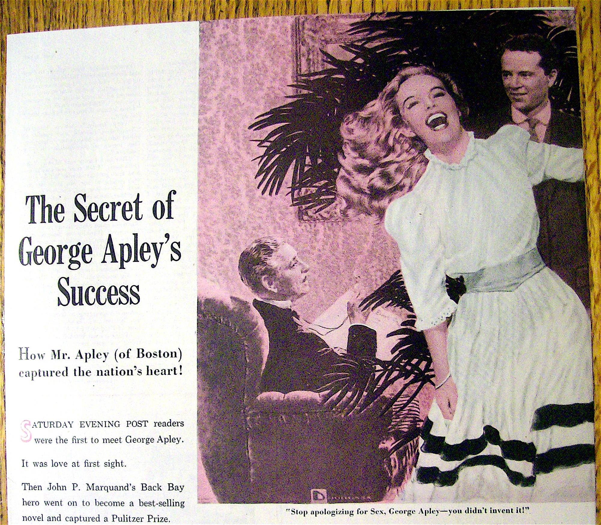 Vintage Ad: 1947 The Late George Apley w/ Peggy Cummins