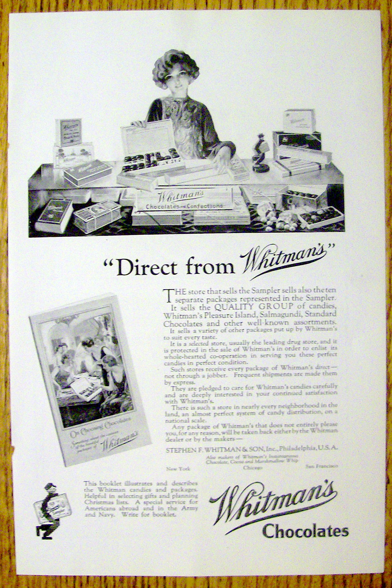1923 Whitman's Chocolates