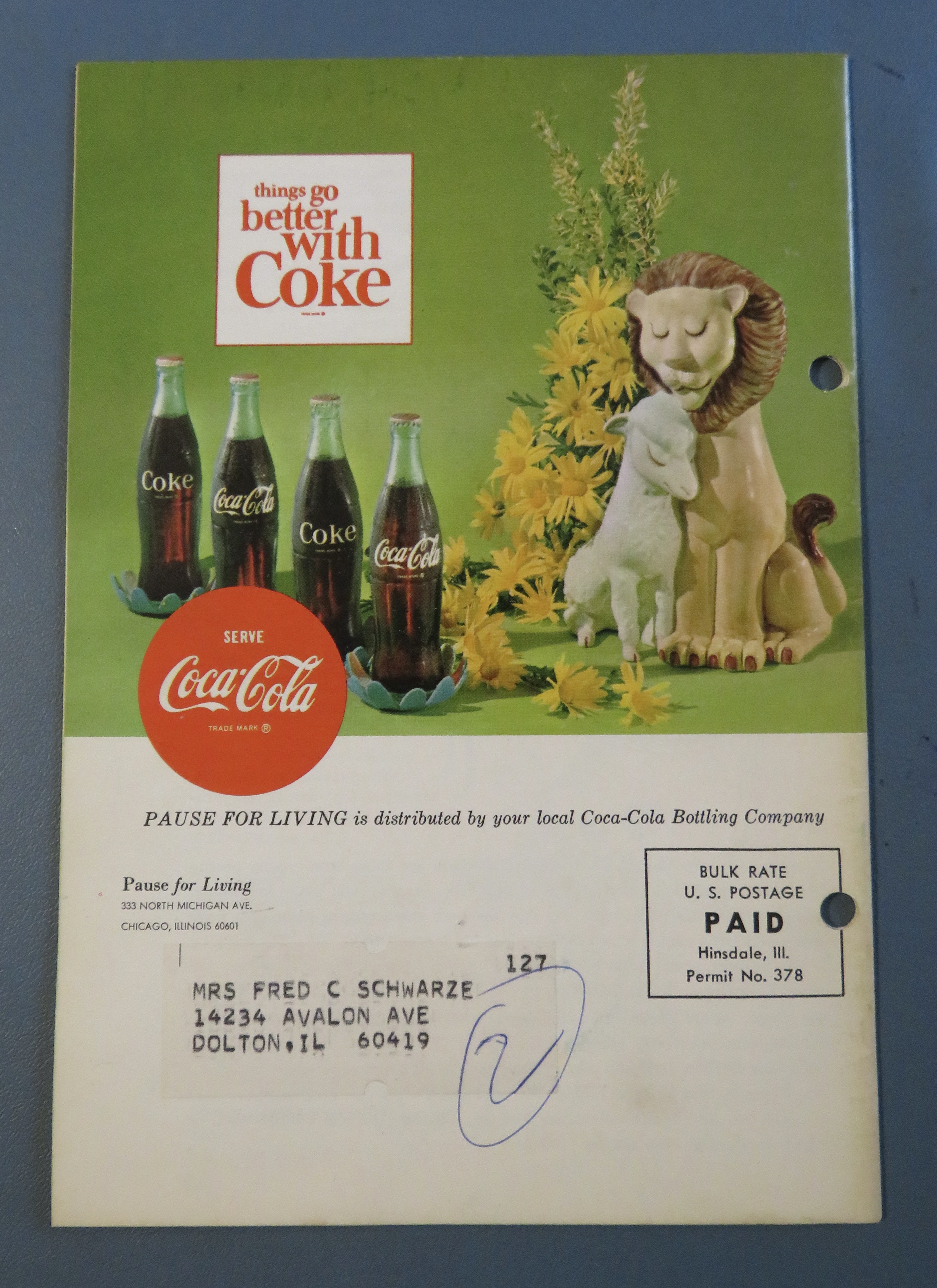 Pause For Living Magazine (Coke) Spring 1967
