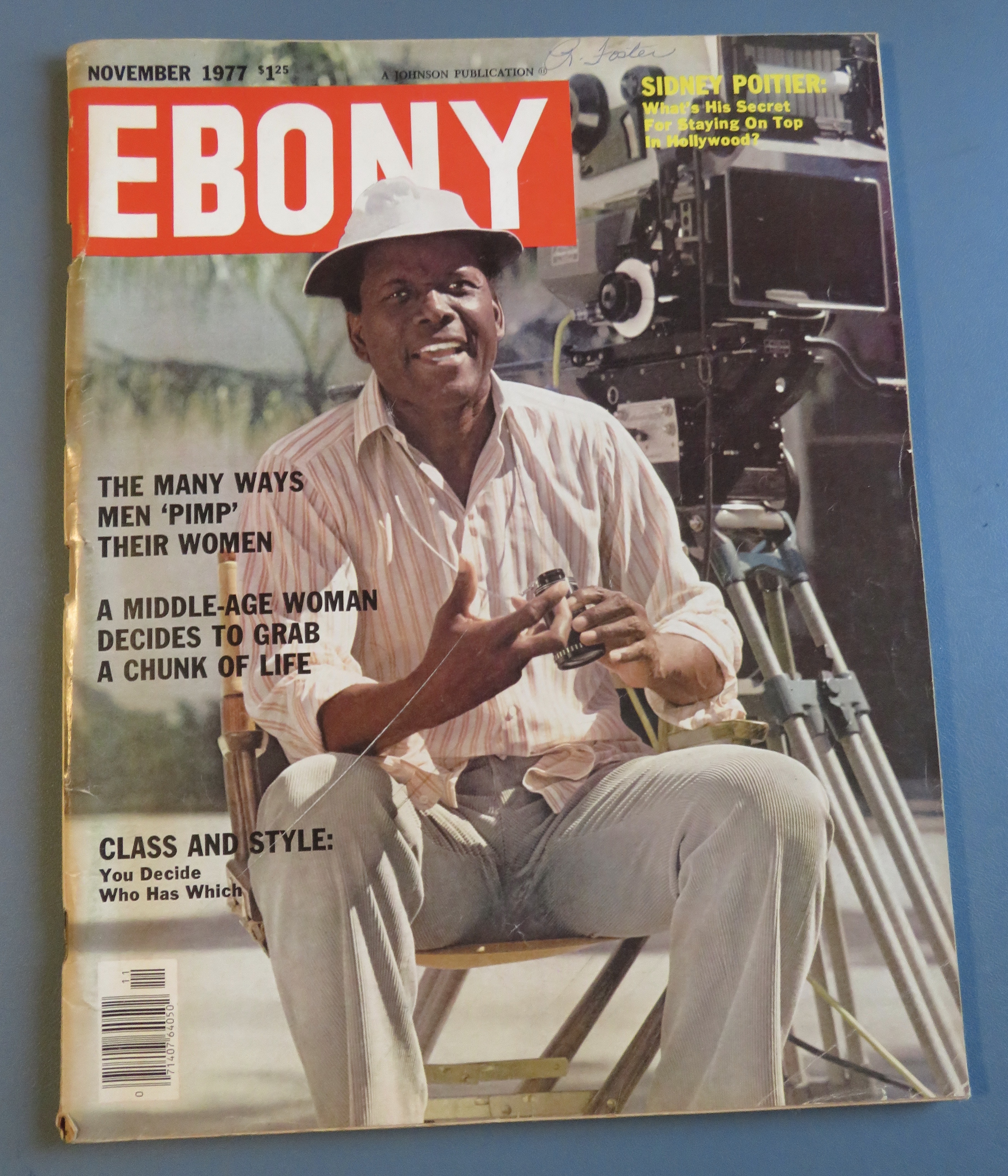 Ebony Magazine-November 1977-Sidney Poitier