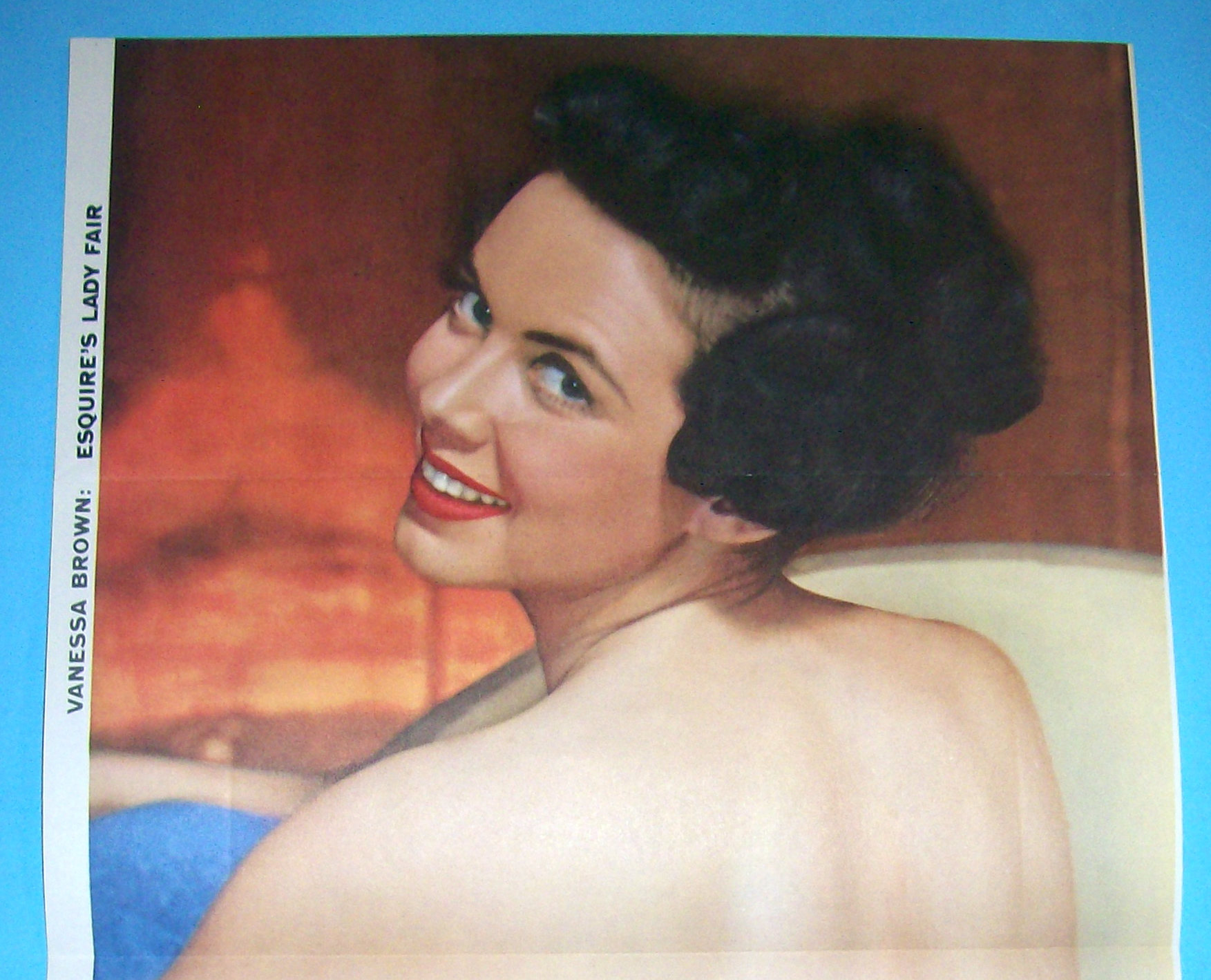 Esquire (Lady Fair) Pin Up Girl 1954 (Vanessa Brown)