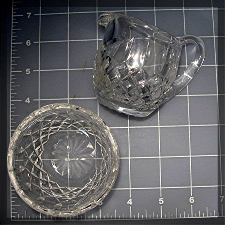 Waterford creamer and sugar set Lismore