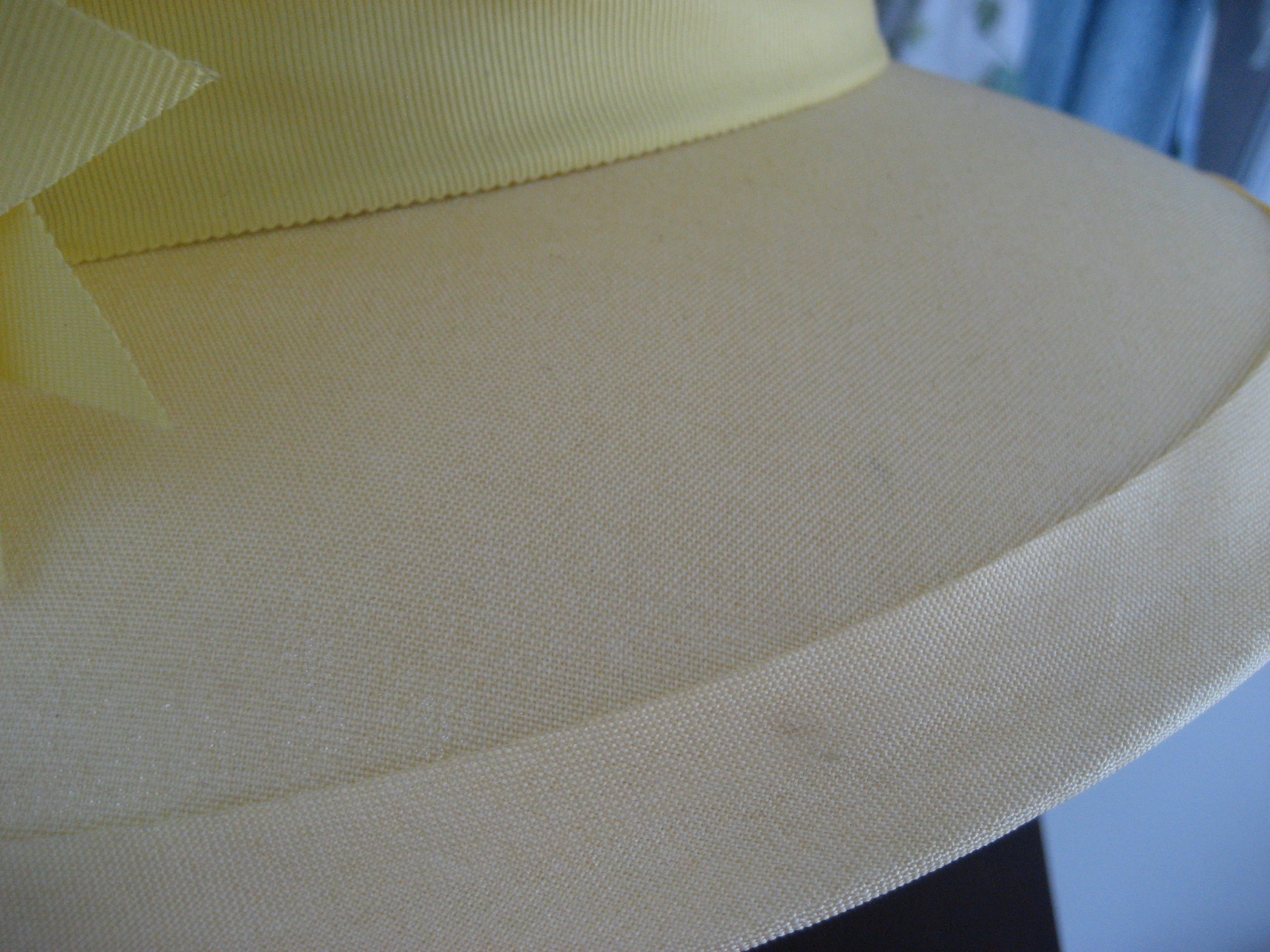 Yellow Brimmed Straw Hat